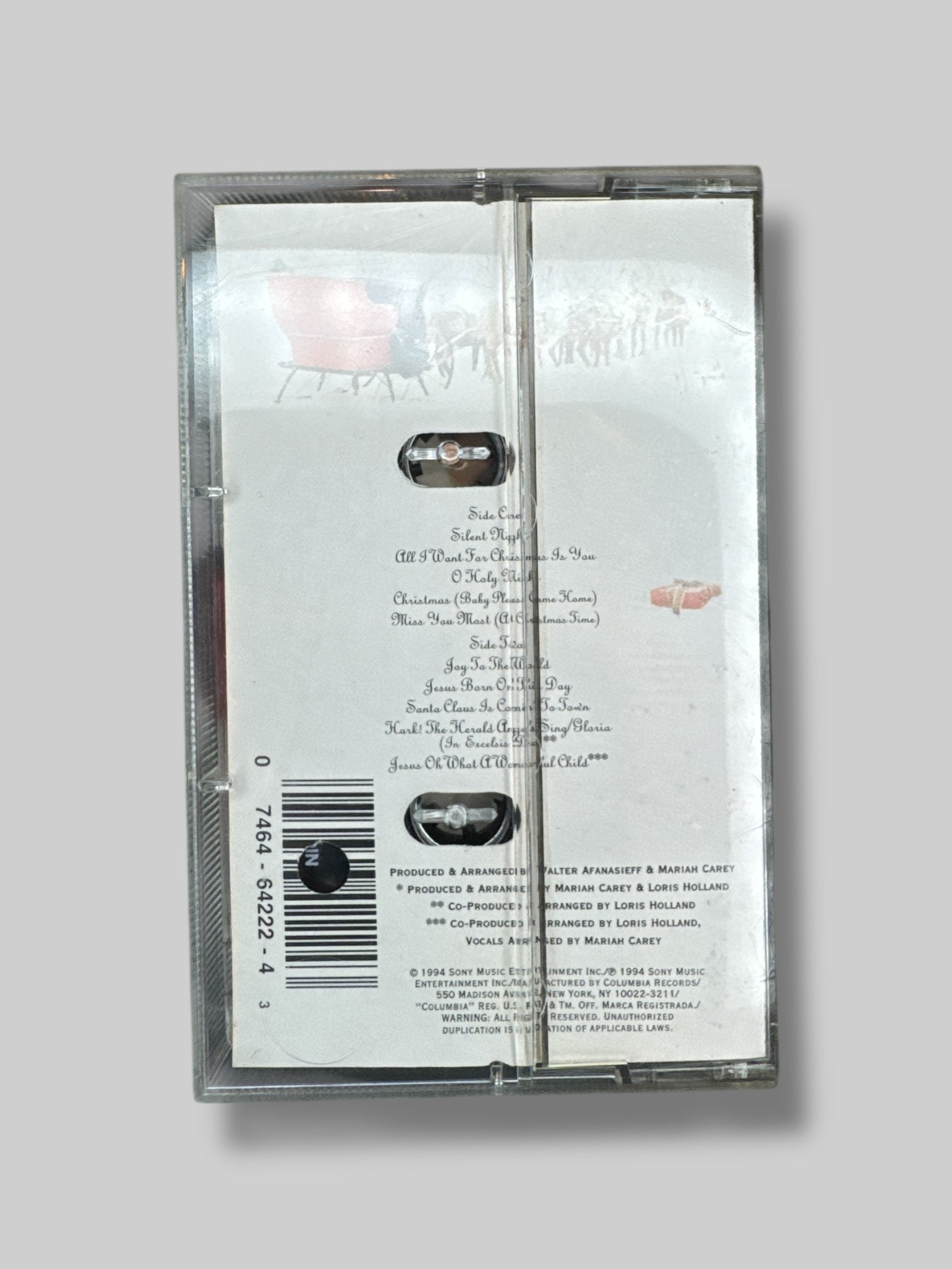 Mariah Carey Merry Christmas cassette tape (not tested)