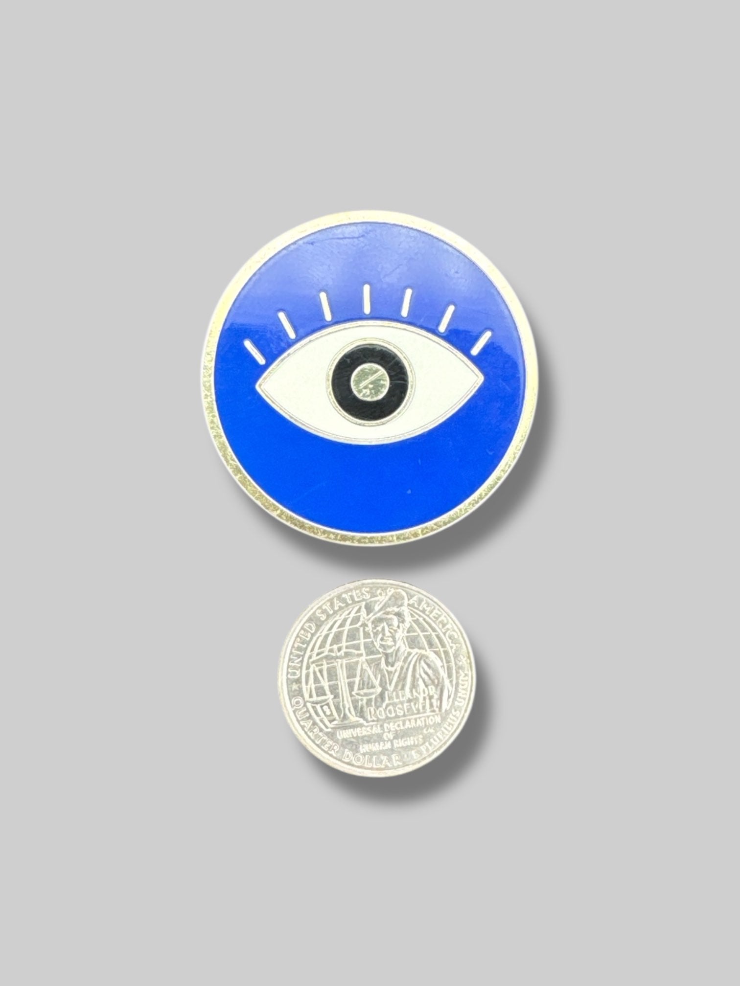 Evil eye pop socket back