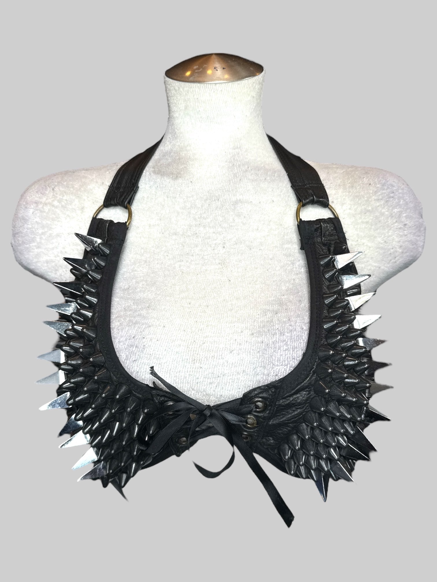 S Toxic Vision Designer halter top with lots of studs