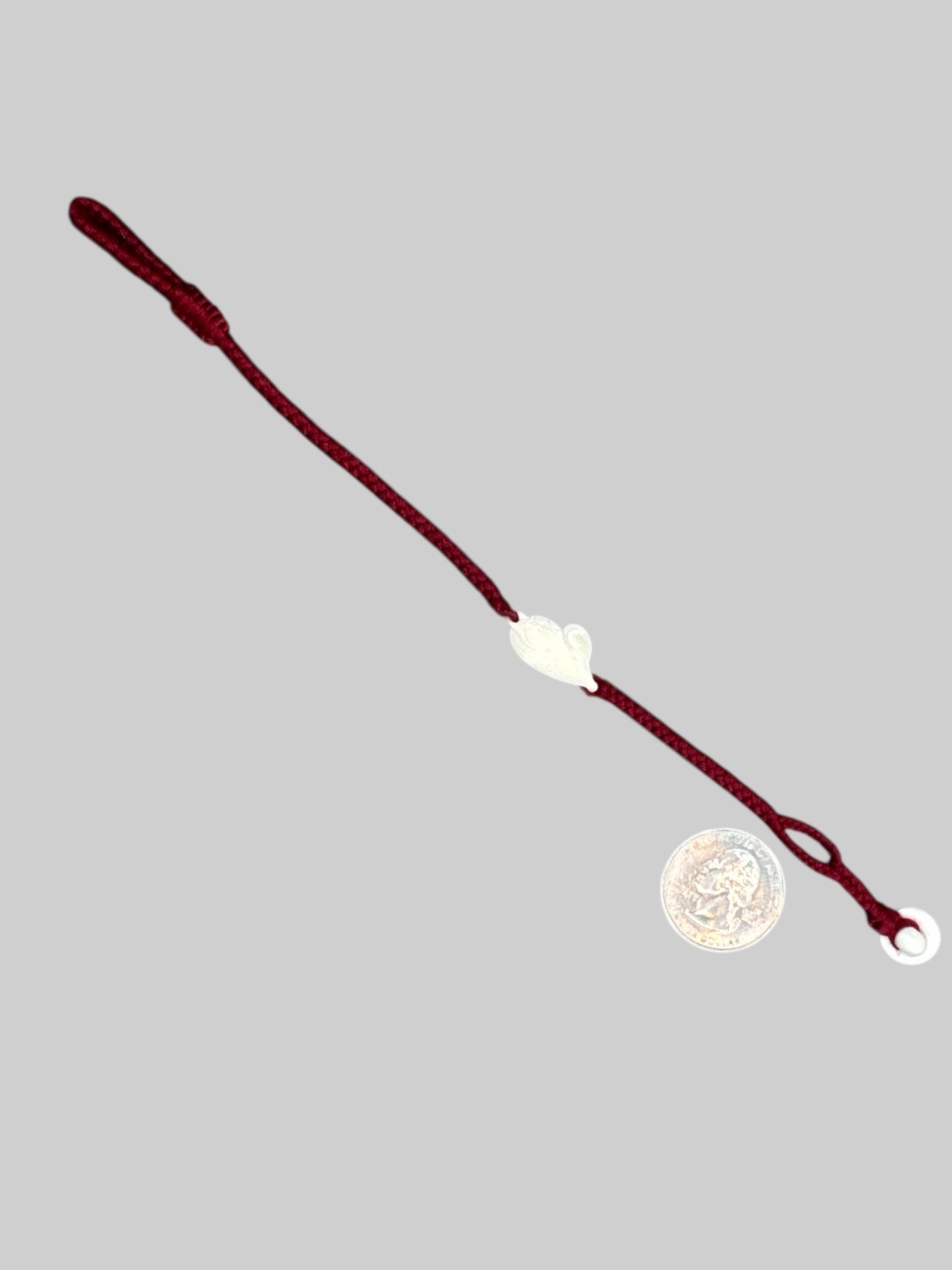 red mouse with carvings bracelet