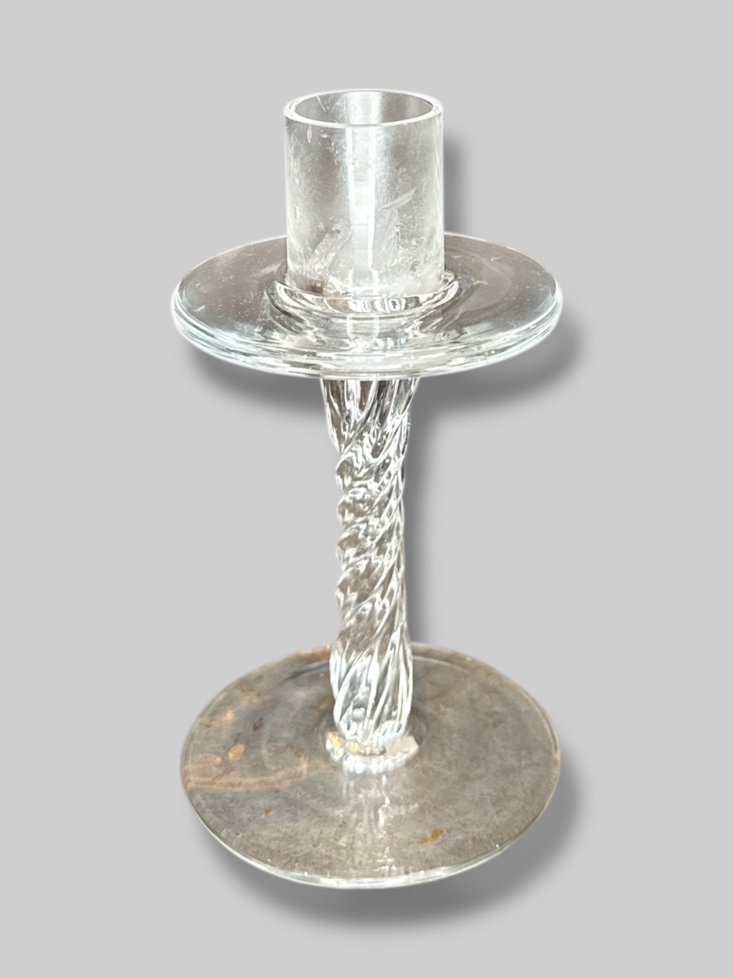 glass candlestick