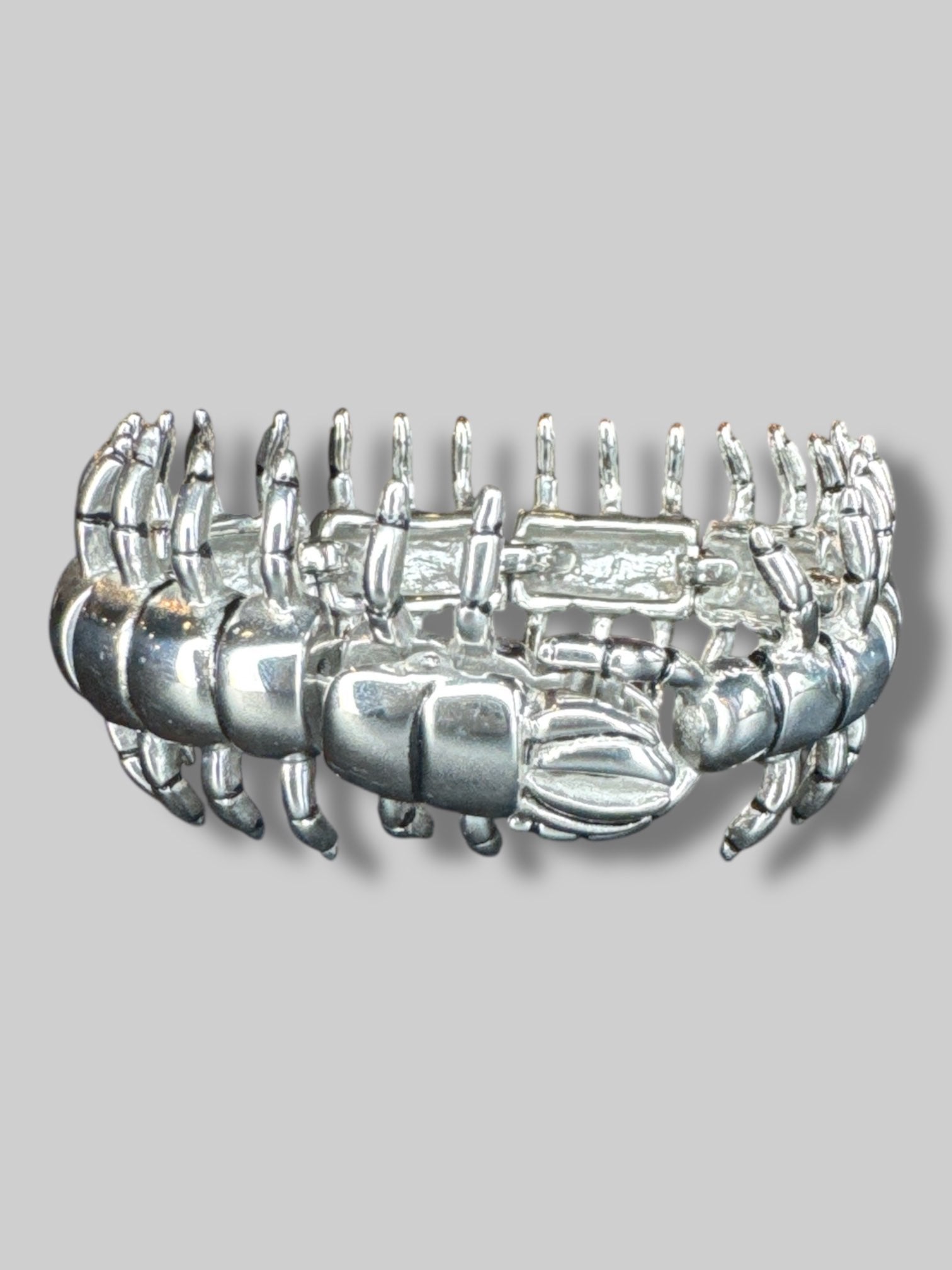 Silver color centipede bracelet