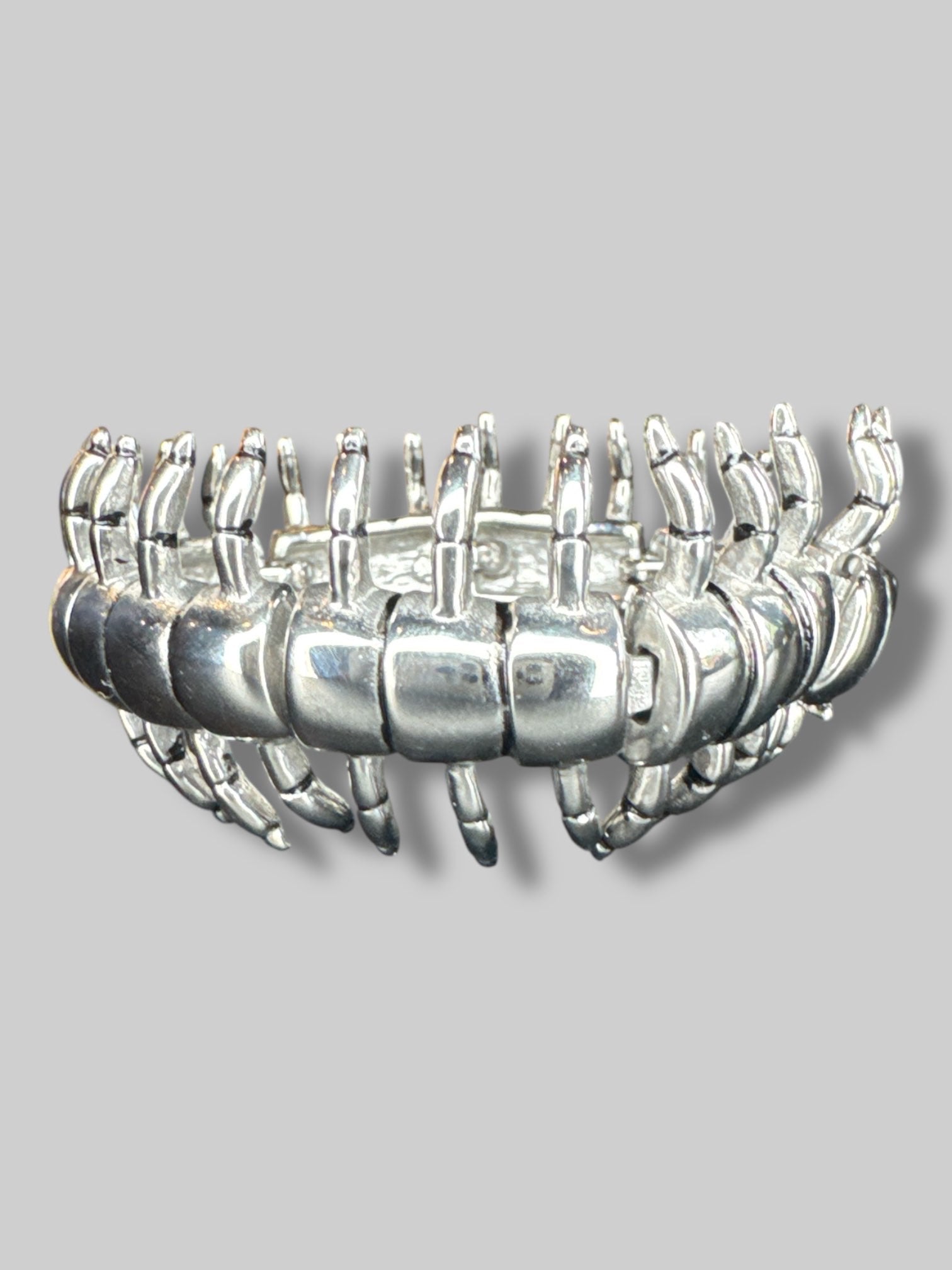 Silver color centipede bracelet