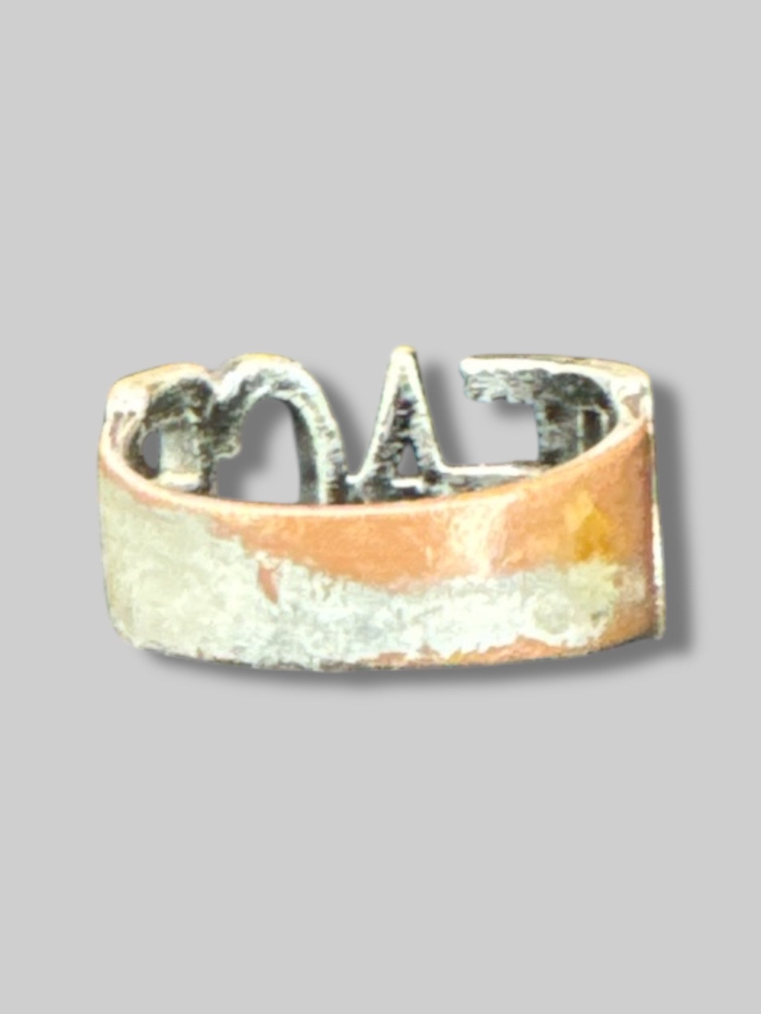 Size 9 Metal PEACE ring