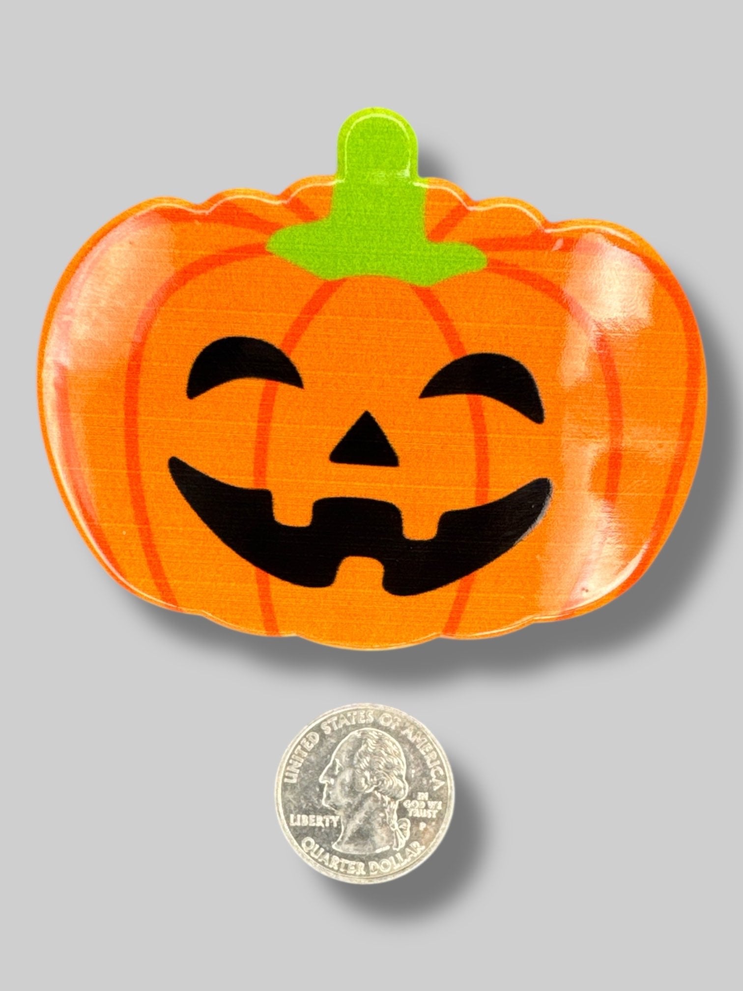 Jack O Lantern hair clip