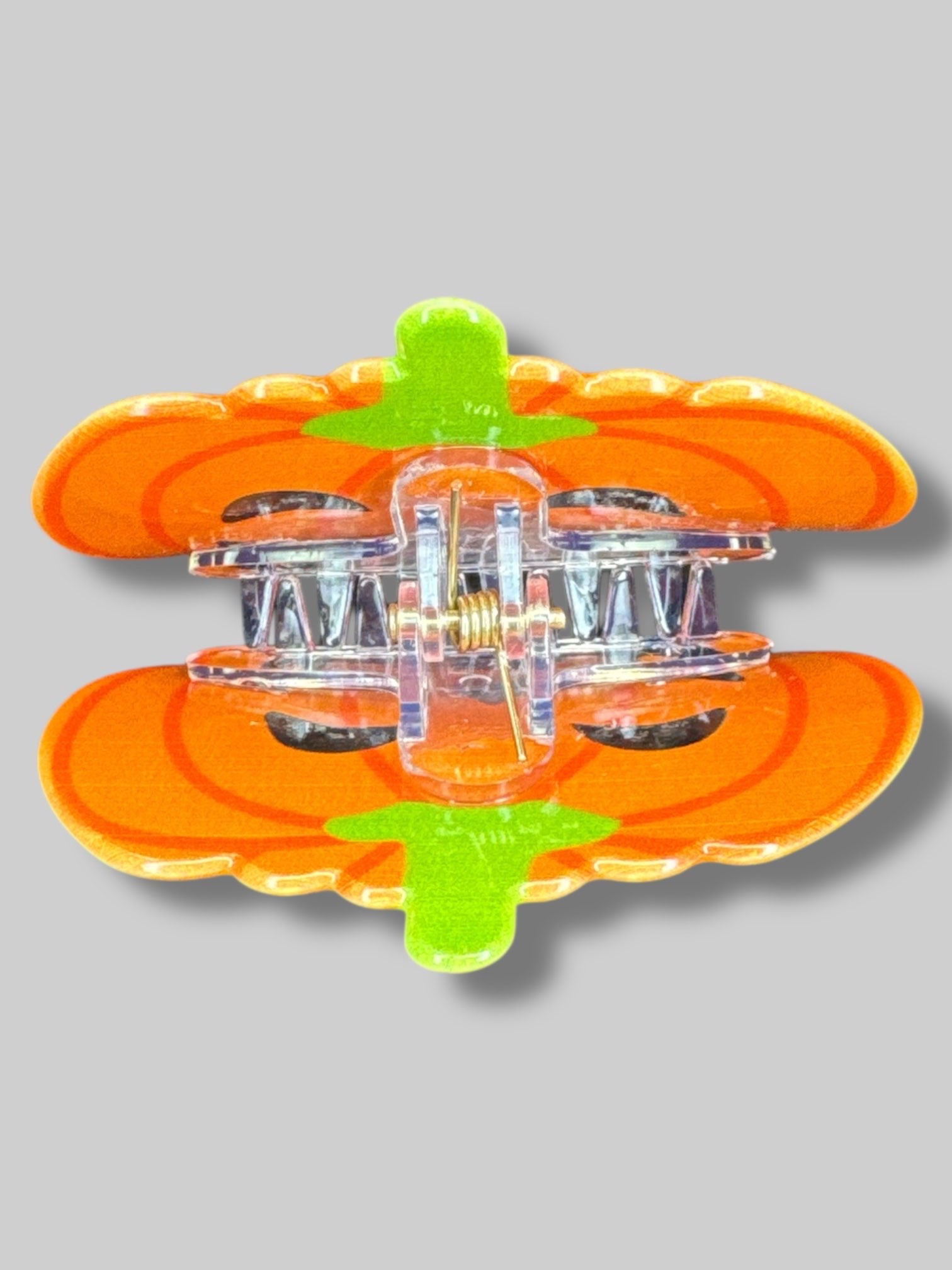 Jack O Lantern hair clip