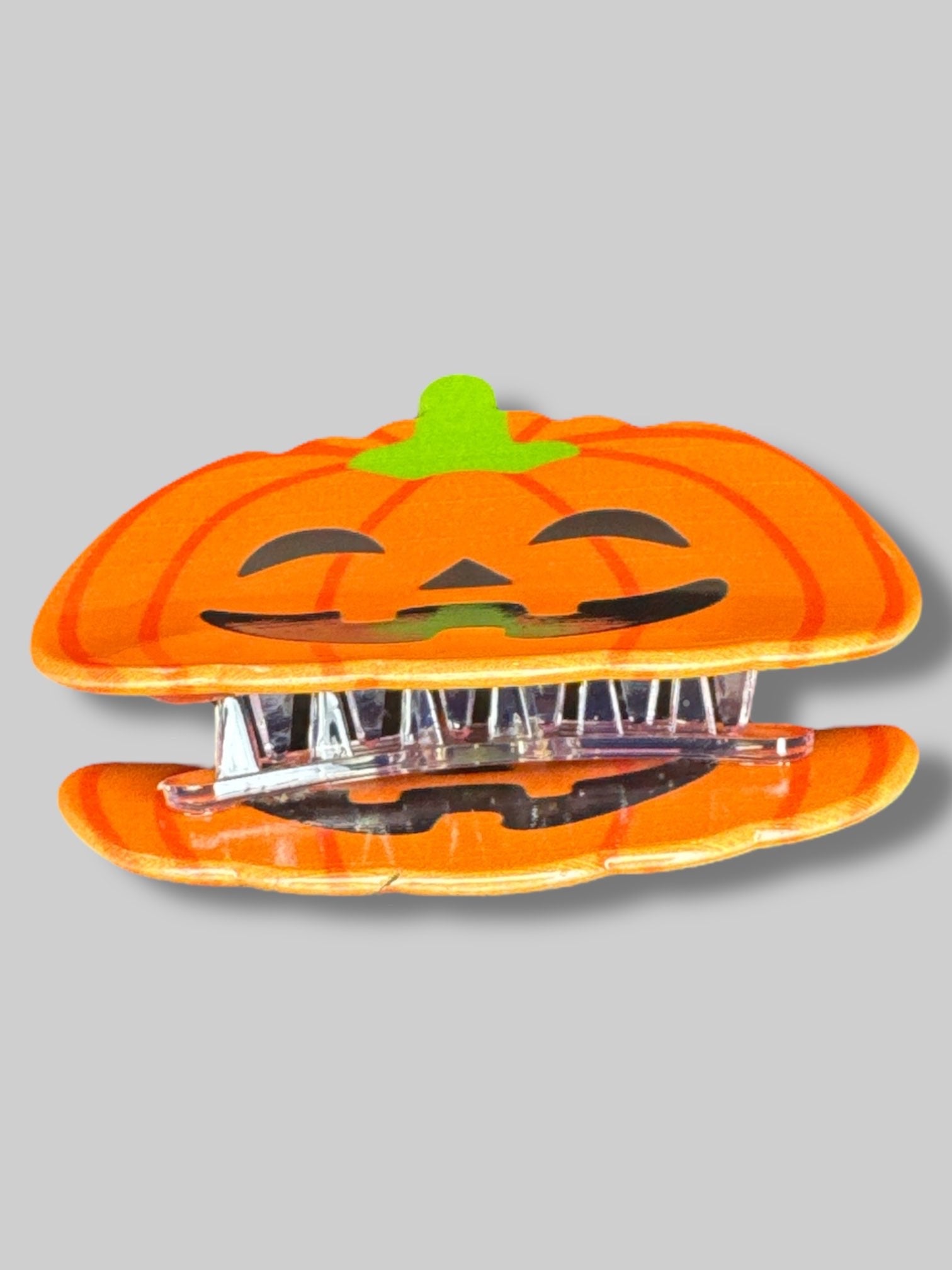 Jack O Lantern hair clip