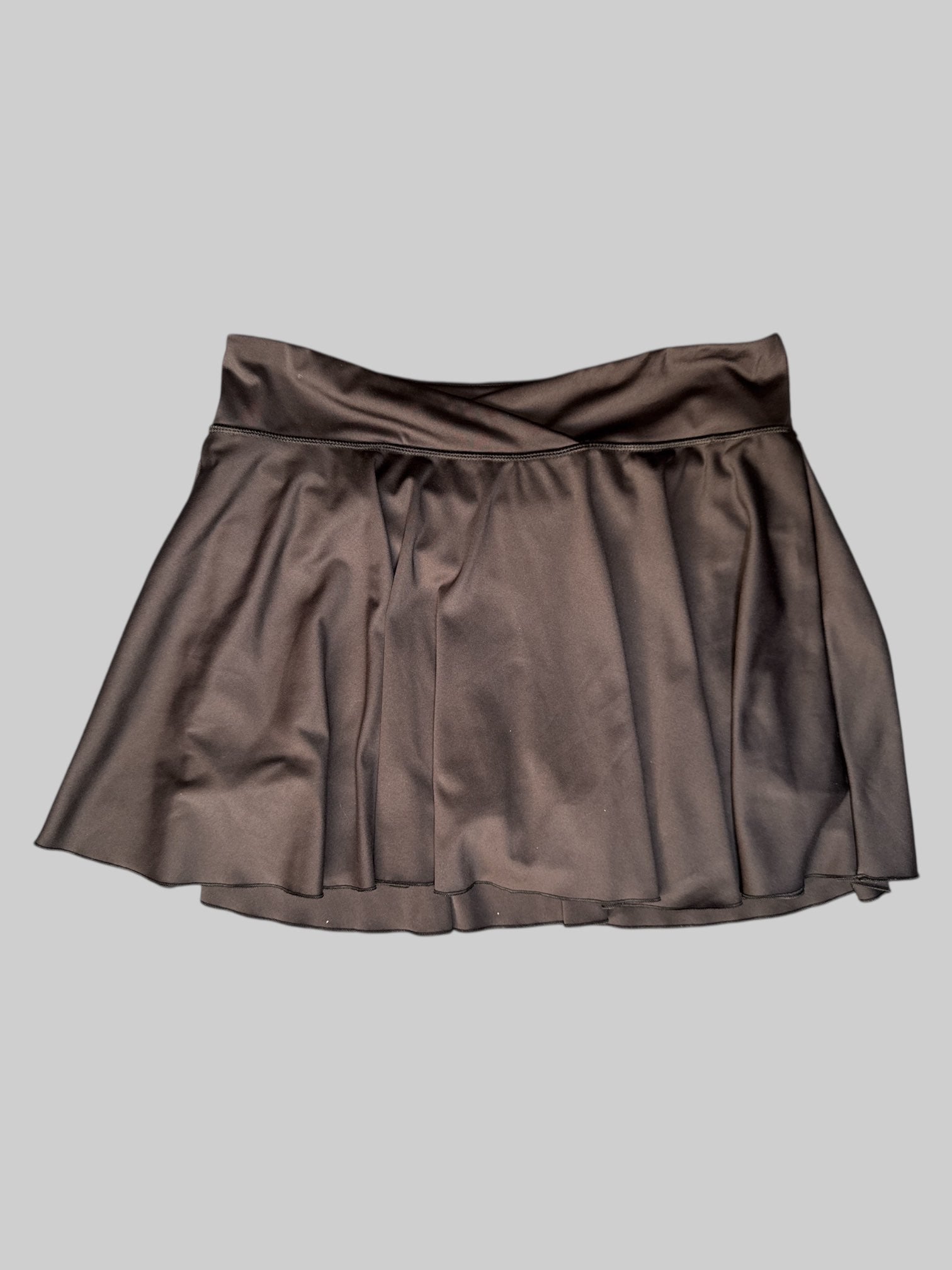 0X Black athletic skort