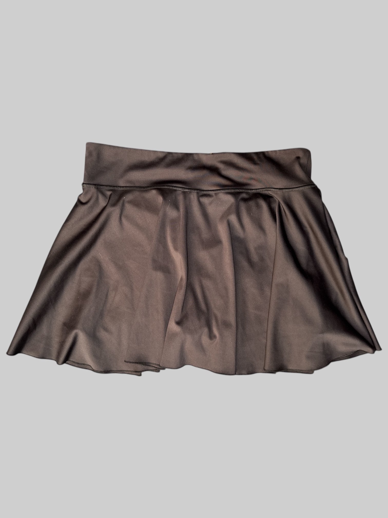 0X Black athletic skort