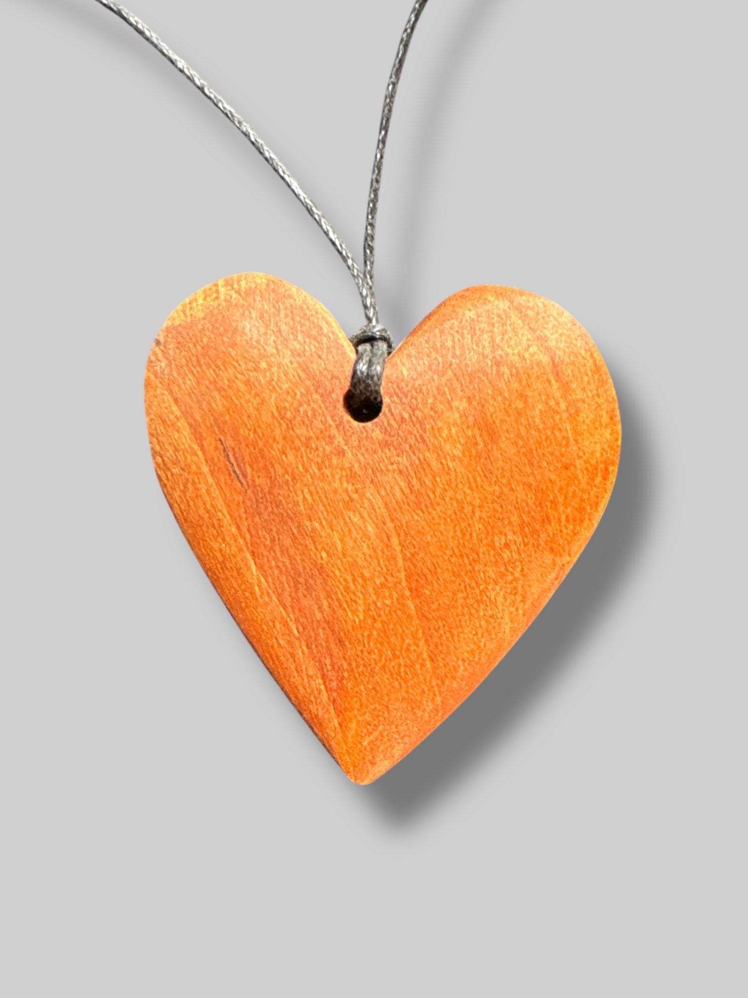 Wooden heart necklace