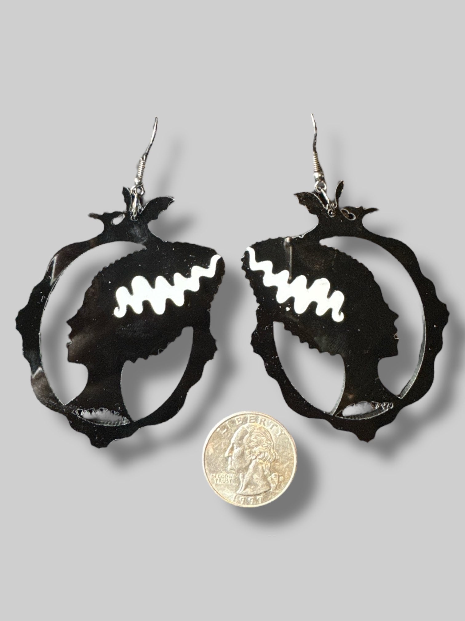 Bride of Frankenstein earrings