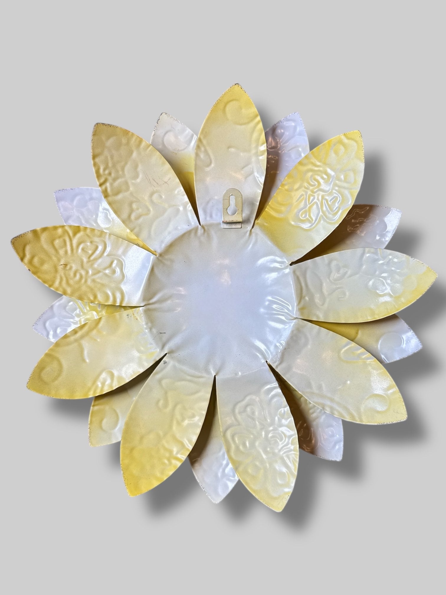 Metal yellow flower