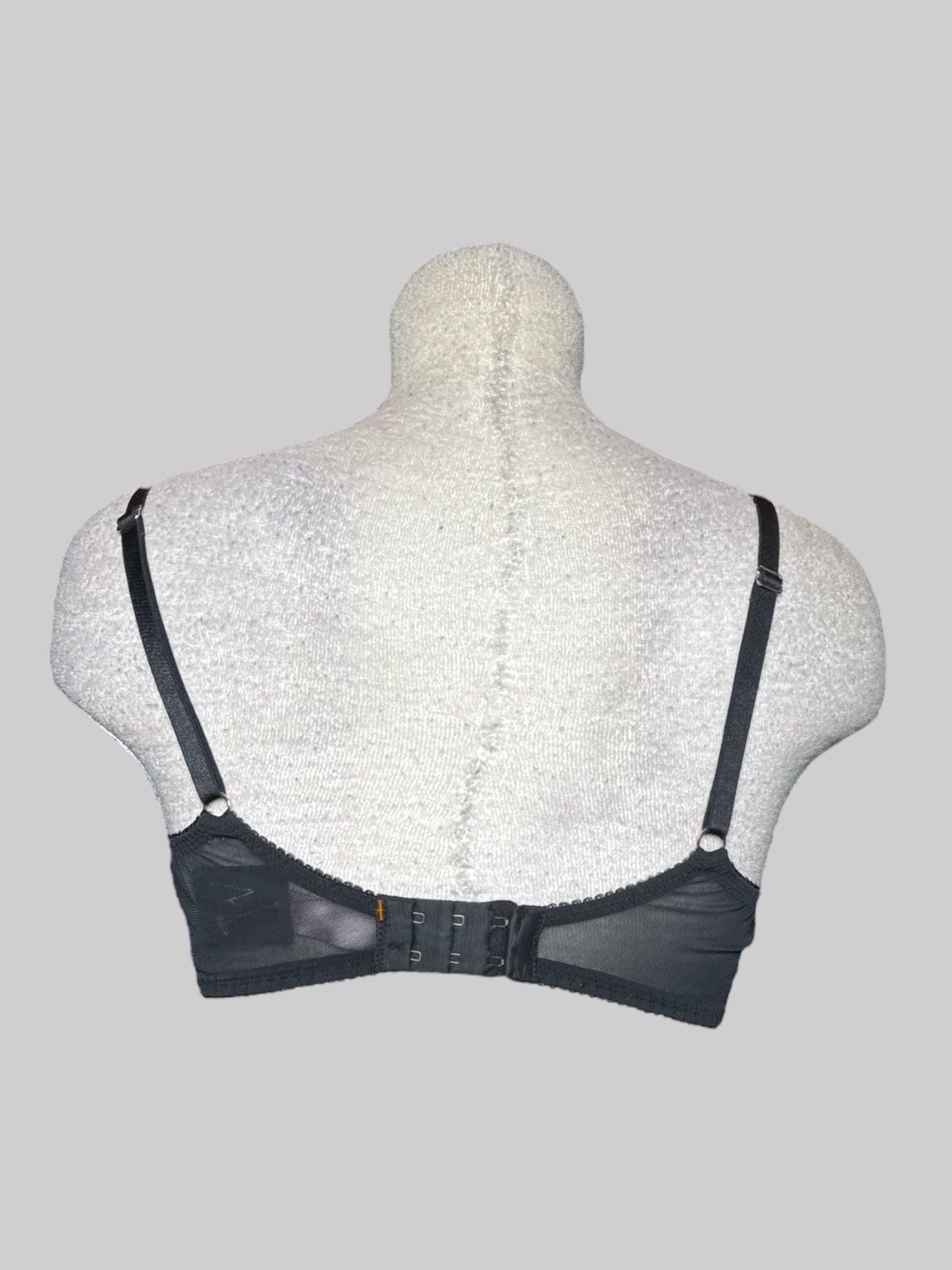 M Savage x Fenty black bra with white embroidery size 36C