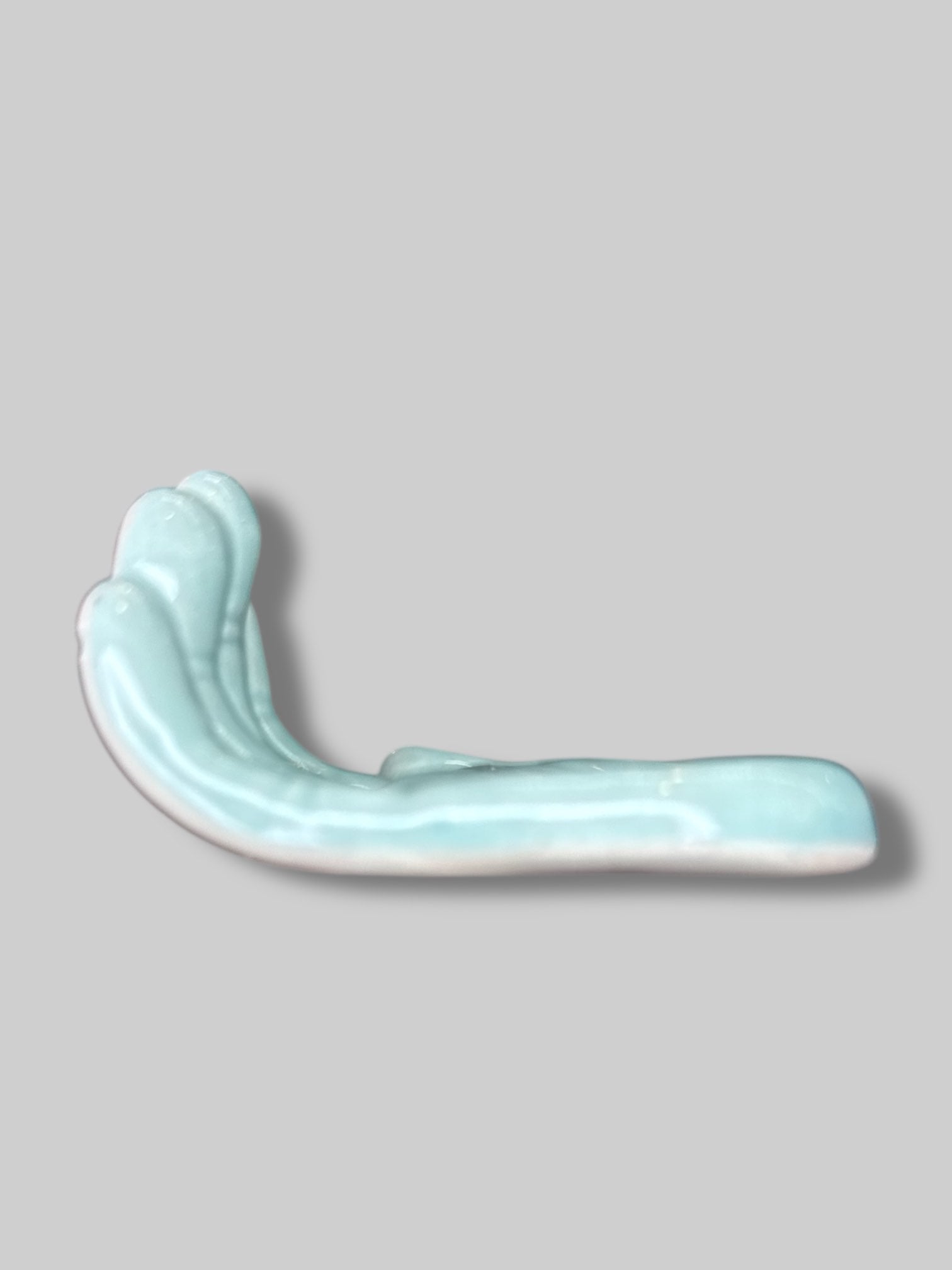 2” ceramic hand incense holder