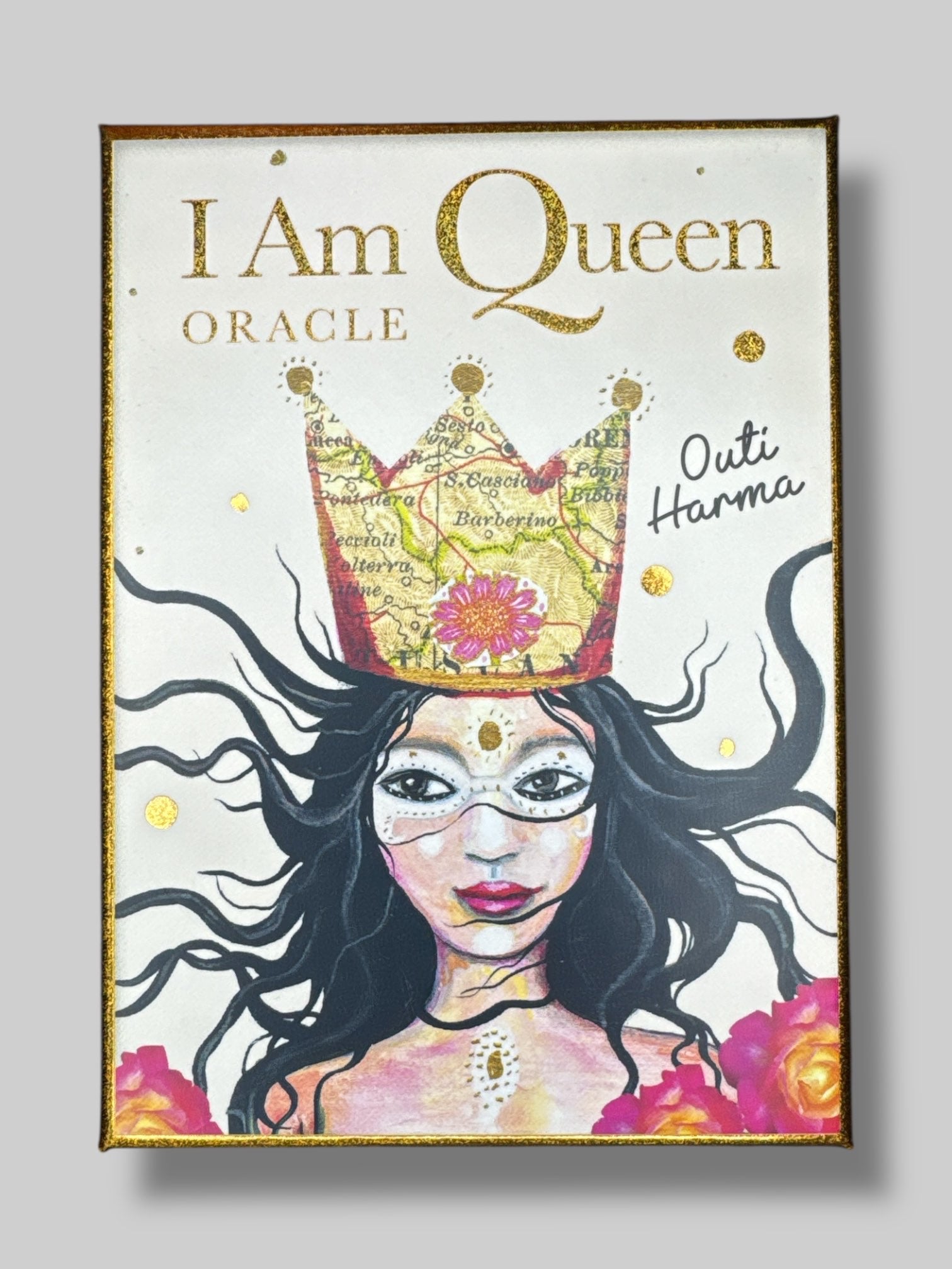 5” by 3” Pre loved I Am Queen oracle deck