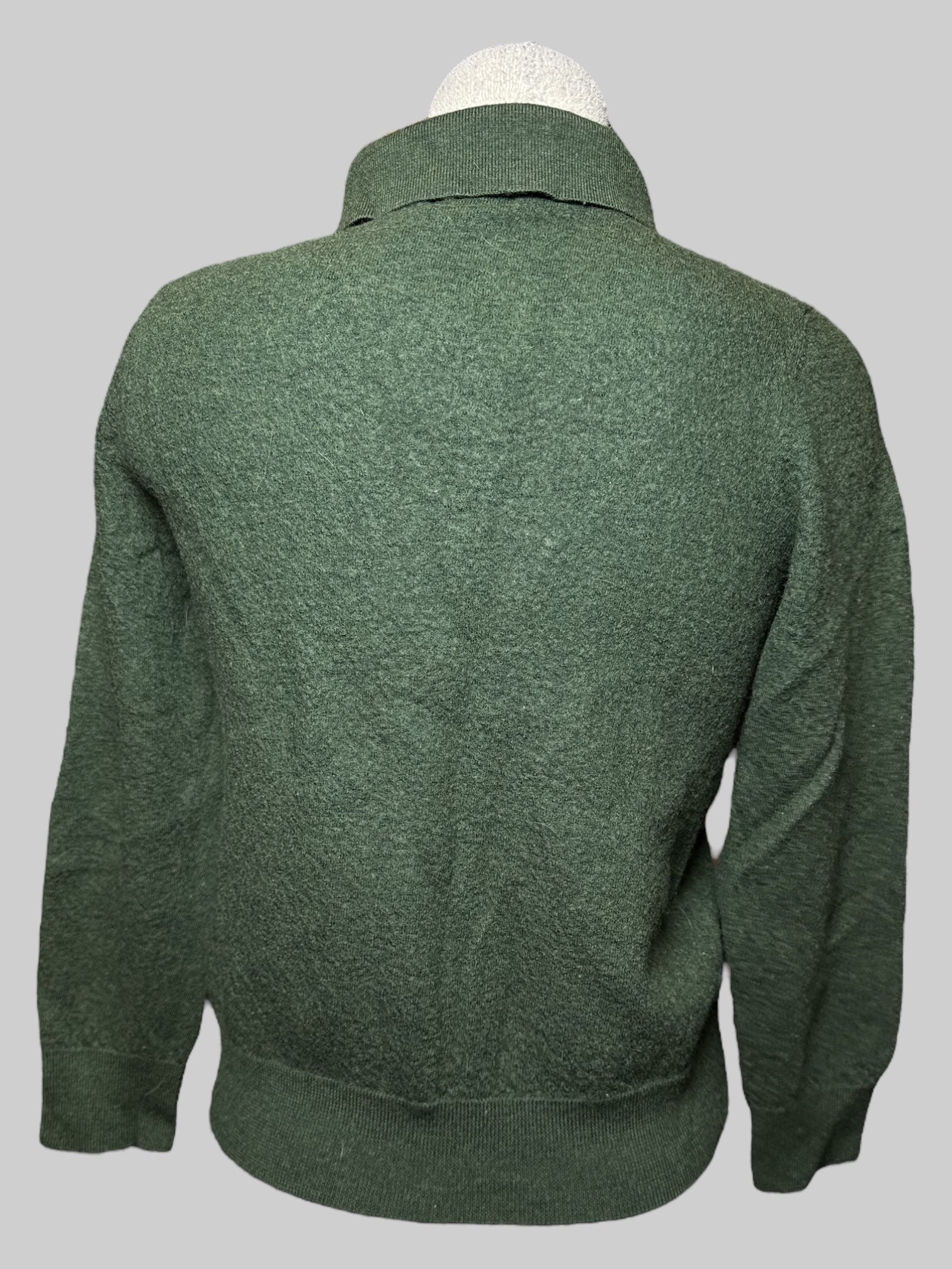 S L.L. Bean vintage green wool sweater