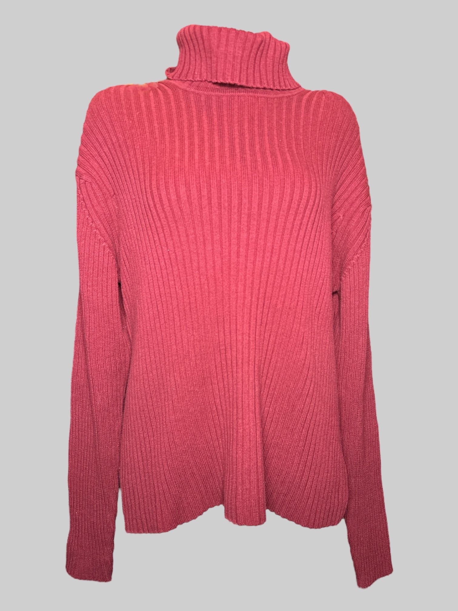 1X Gap red knit turtleneck