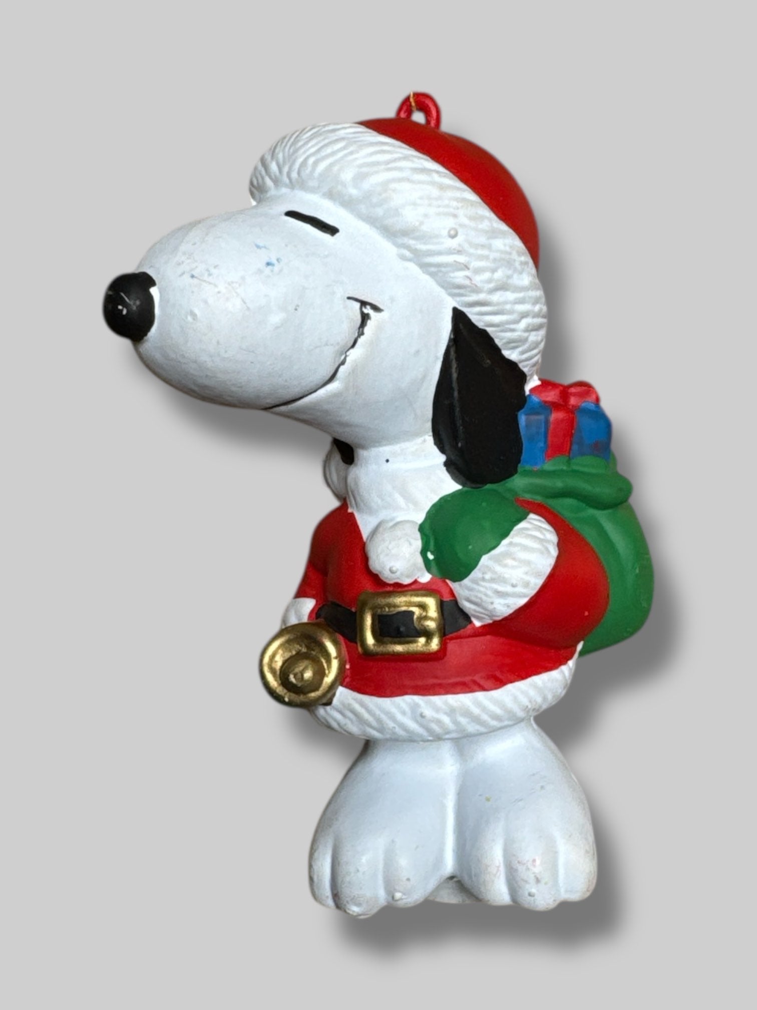 3.5” Snoopy Christmas hanging ornament