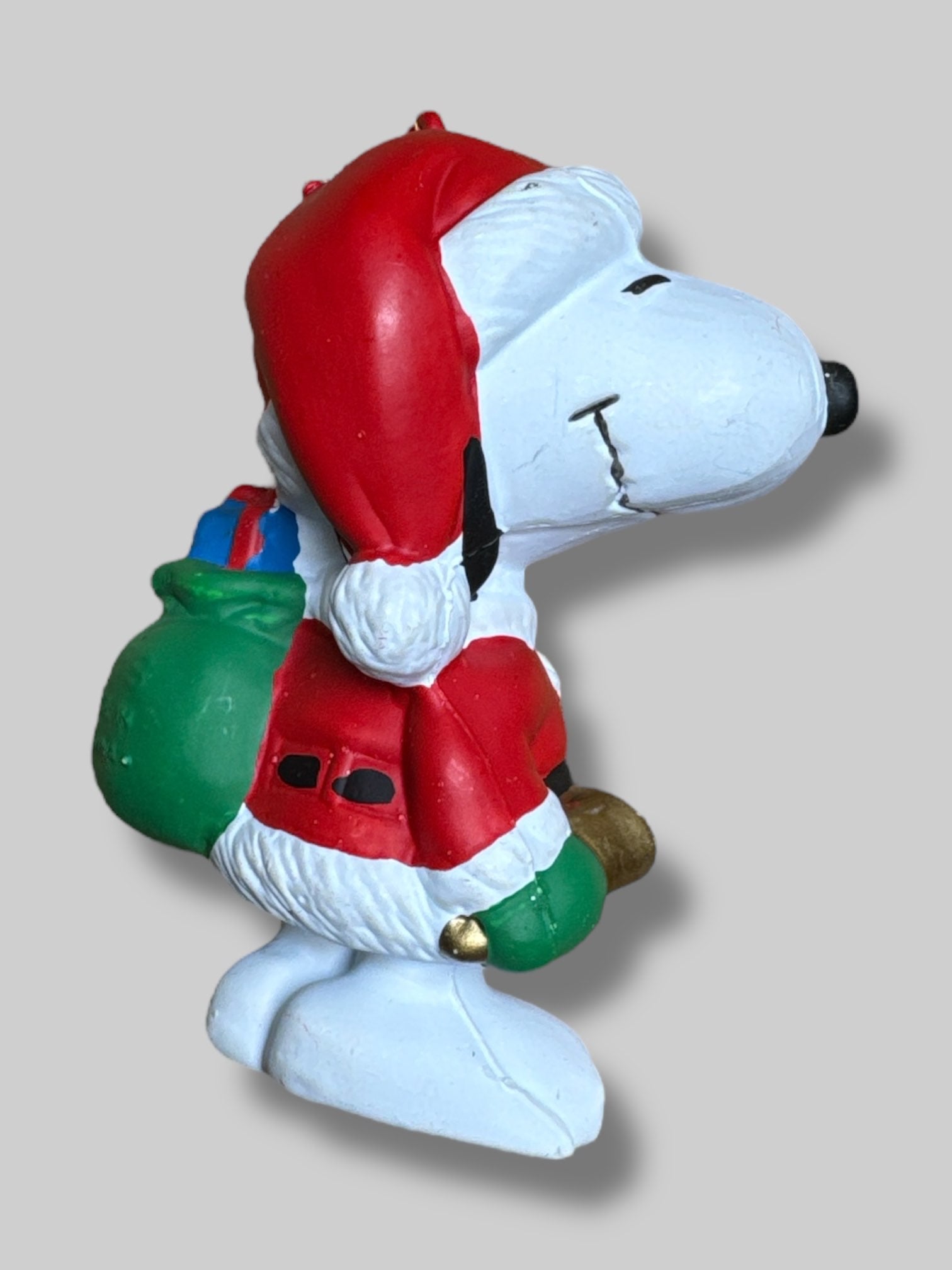 3.5” Snoopy Christmas hanging ornament