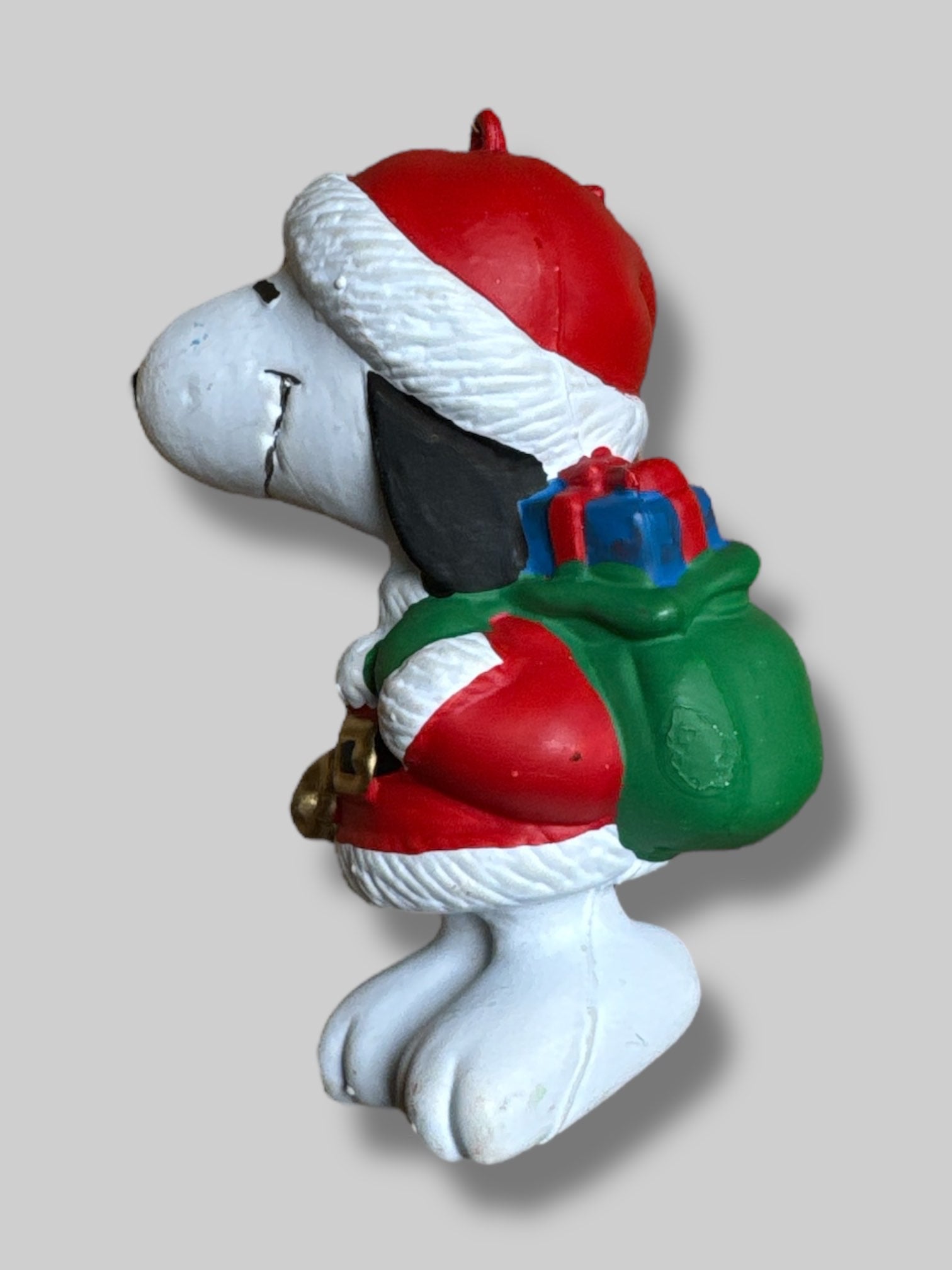 3.5” Snoopy Christmas hanging ornament
