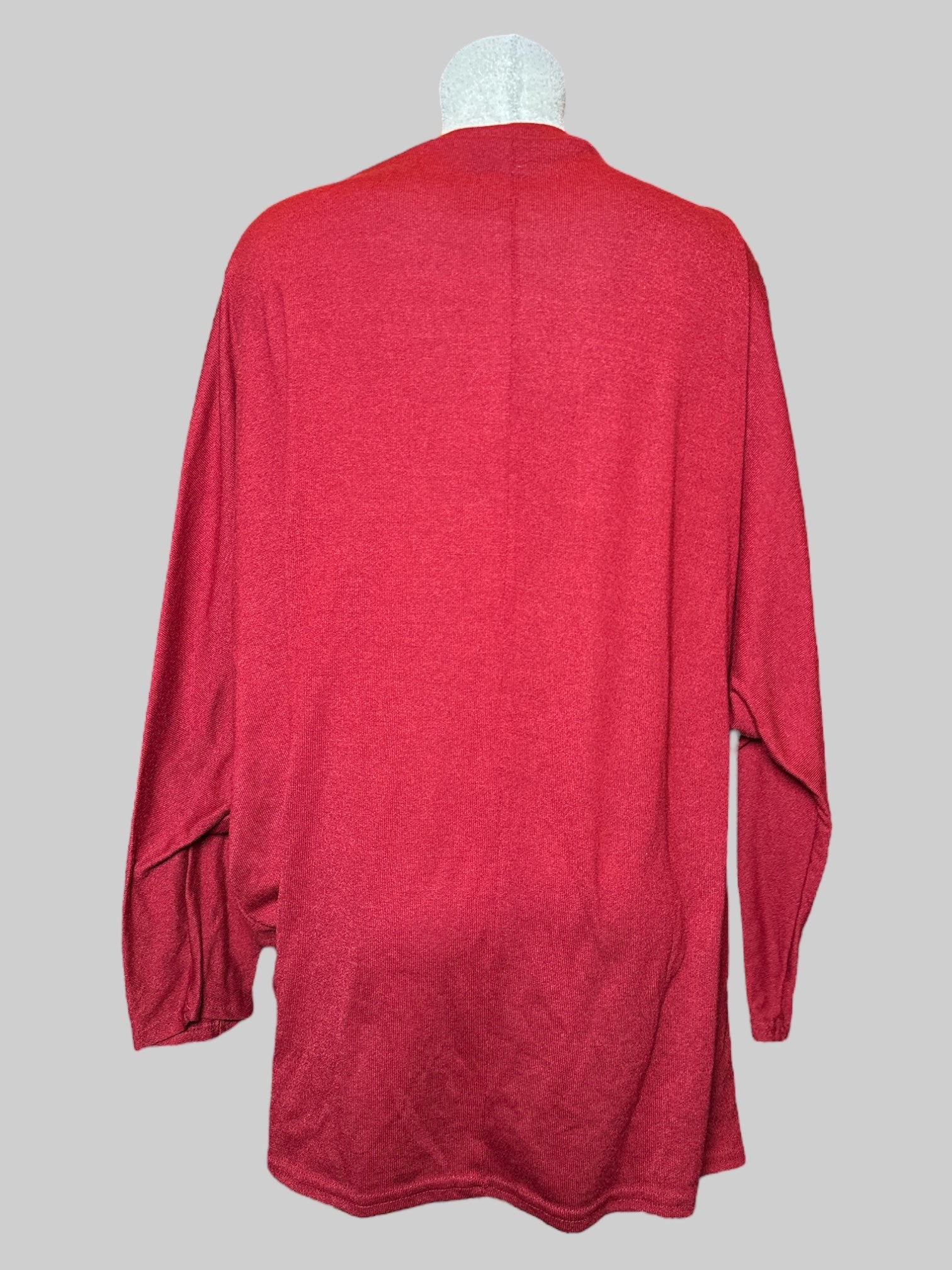 4X Zanzea Collection dark red tunic style sweater top
