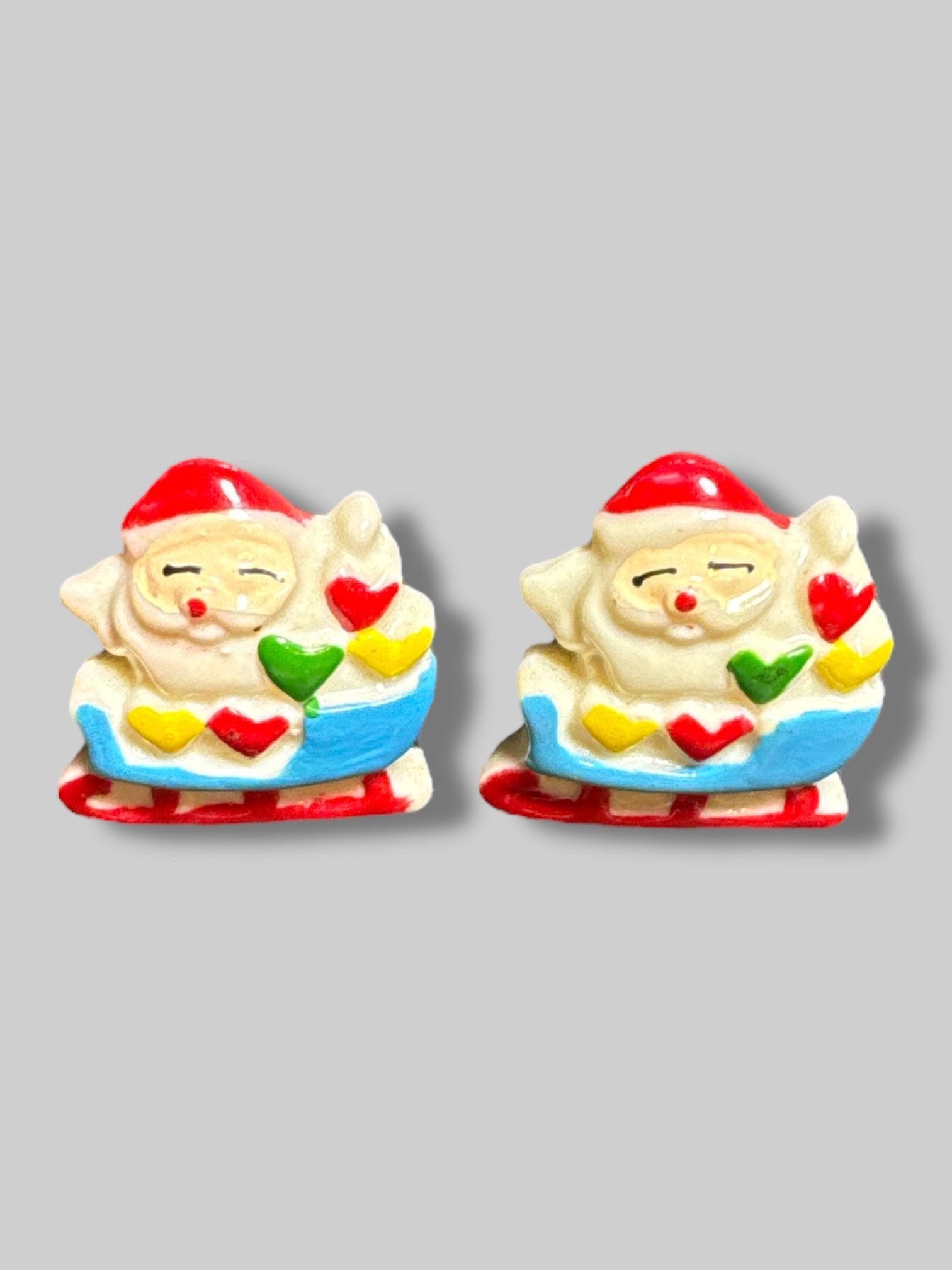 Santa earrings