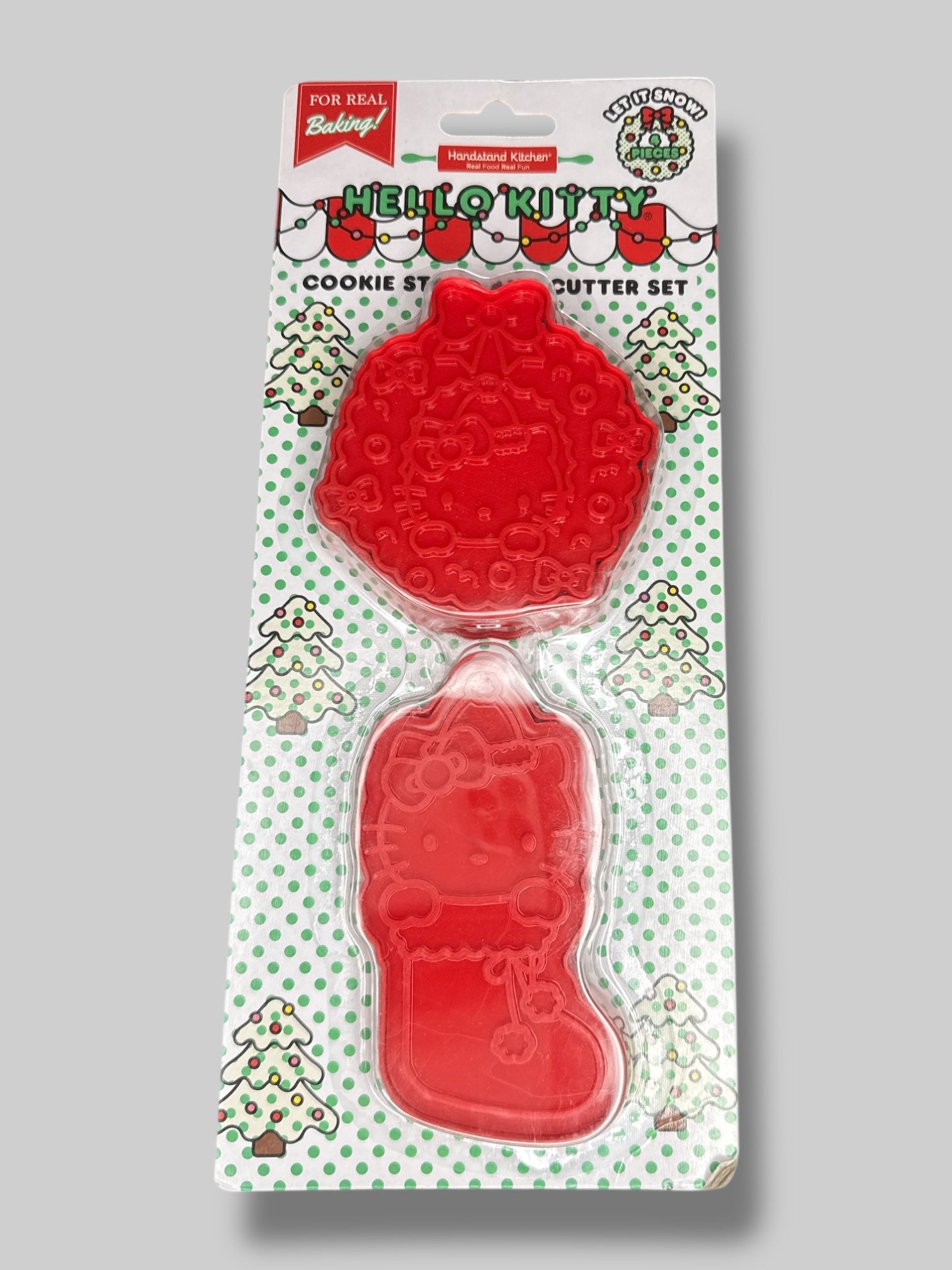 10” by 4” Hello Kitty cookie stamp and cutter set