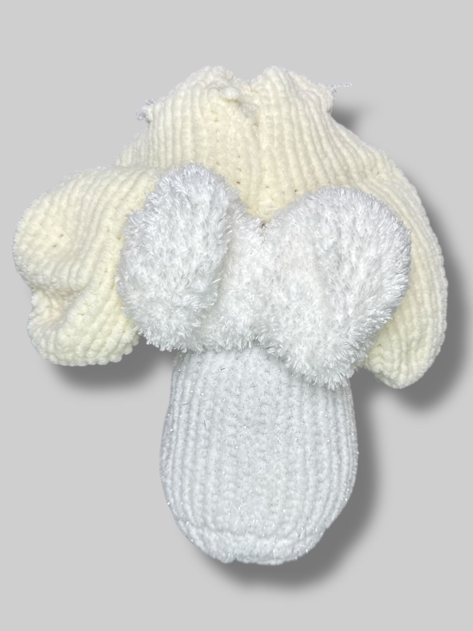 11” handmade crochet angel