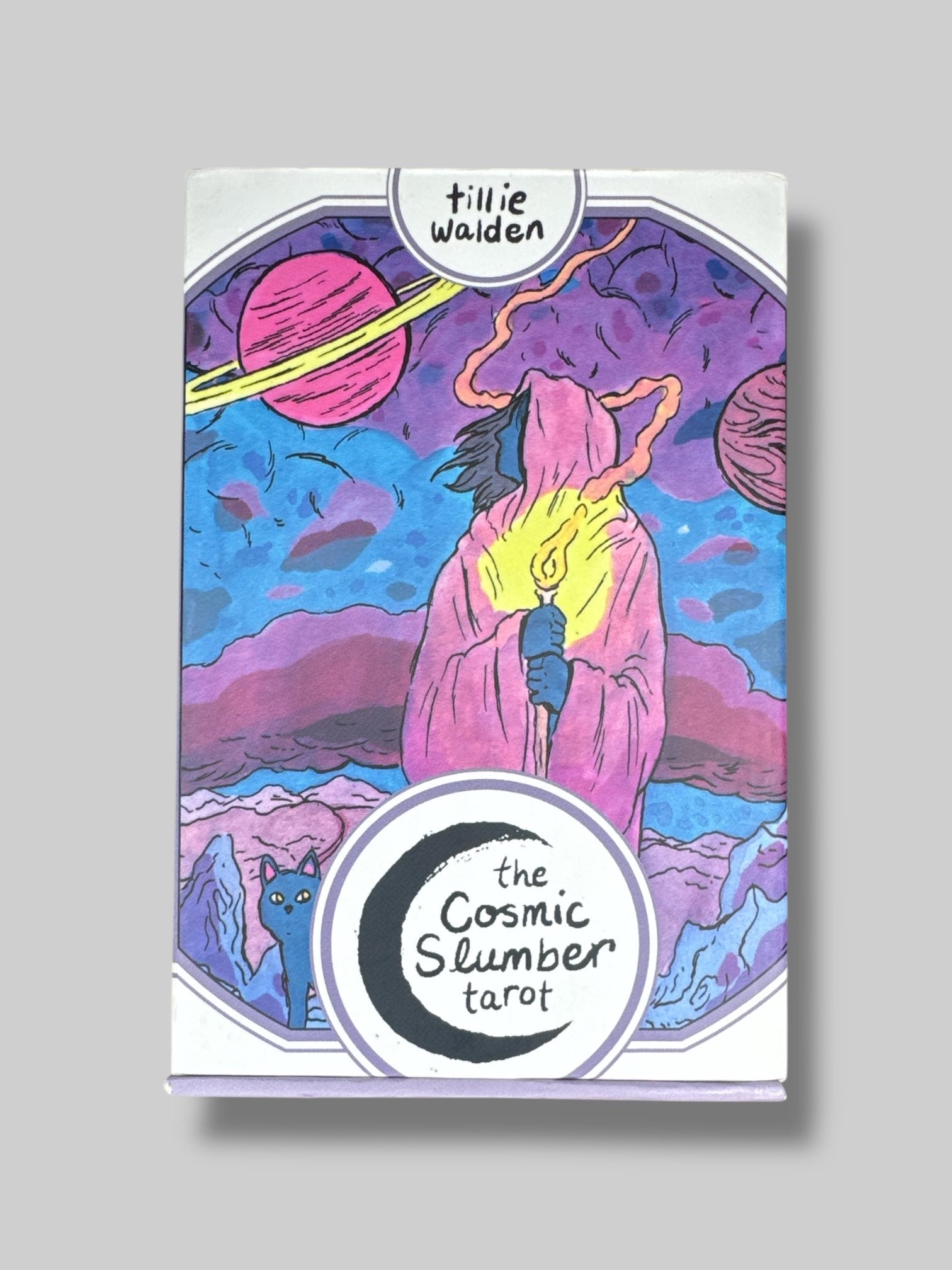 5” by 3” pre loved The Cosmic Slumber  Tarot set by tillie Walden