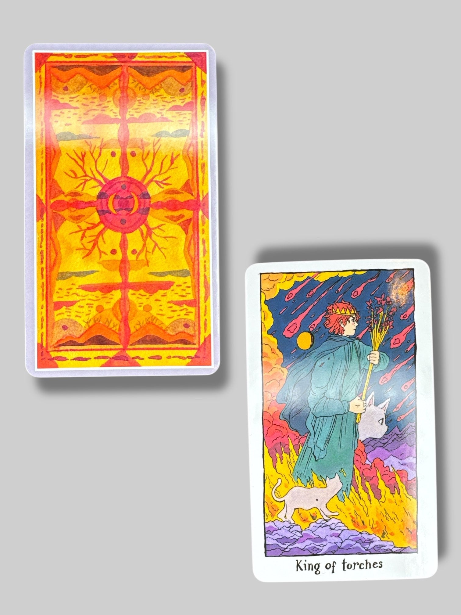 5” by 3” pre loved The Cosmic Slumber  Tarot set by tillie Walden