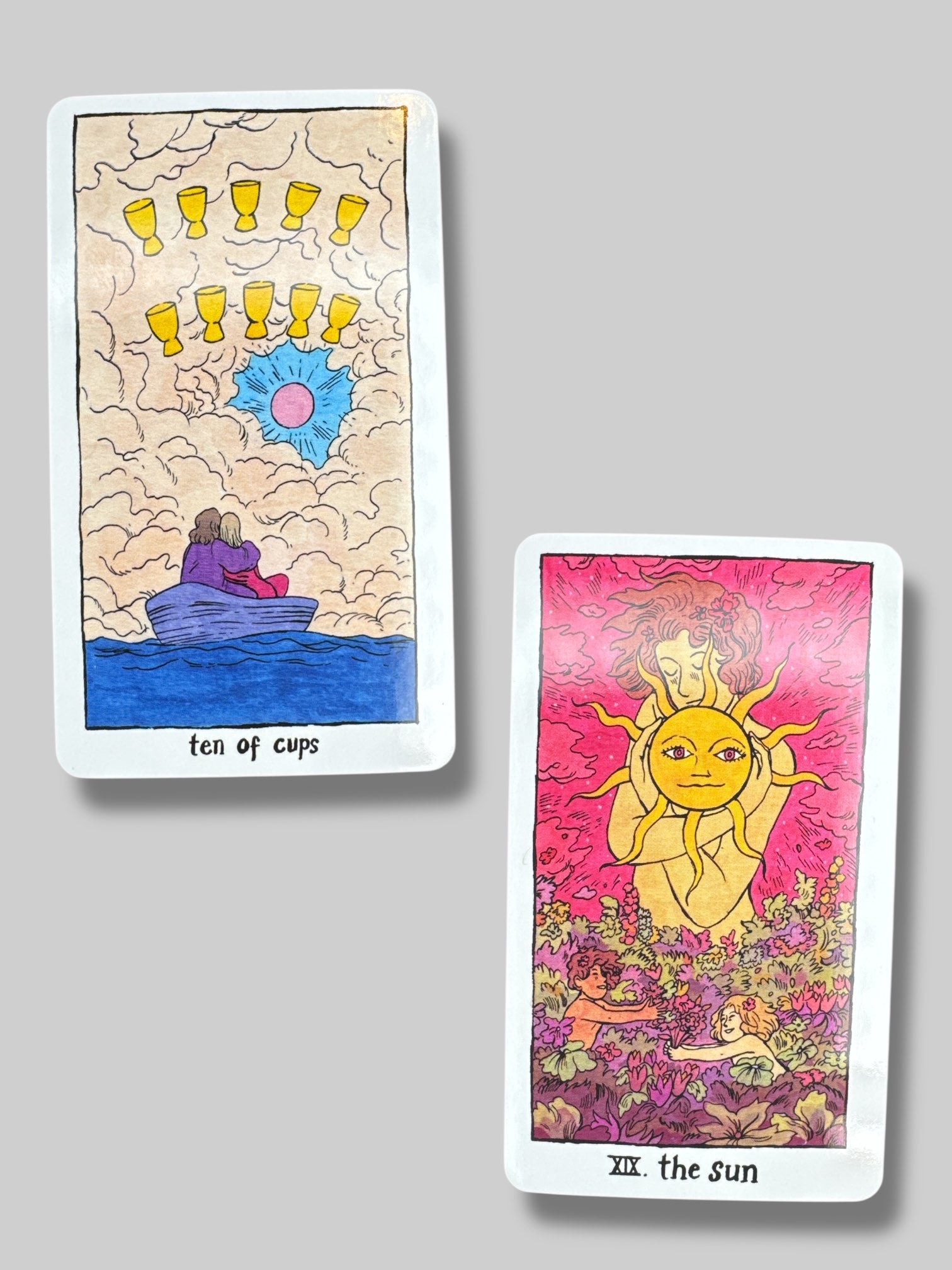 5” by 3” pre loved The Cosmic Slumber  Tarot set by tillie Walden