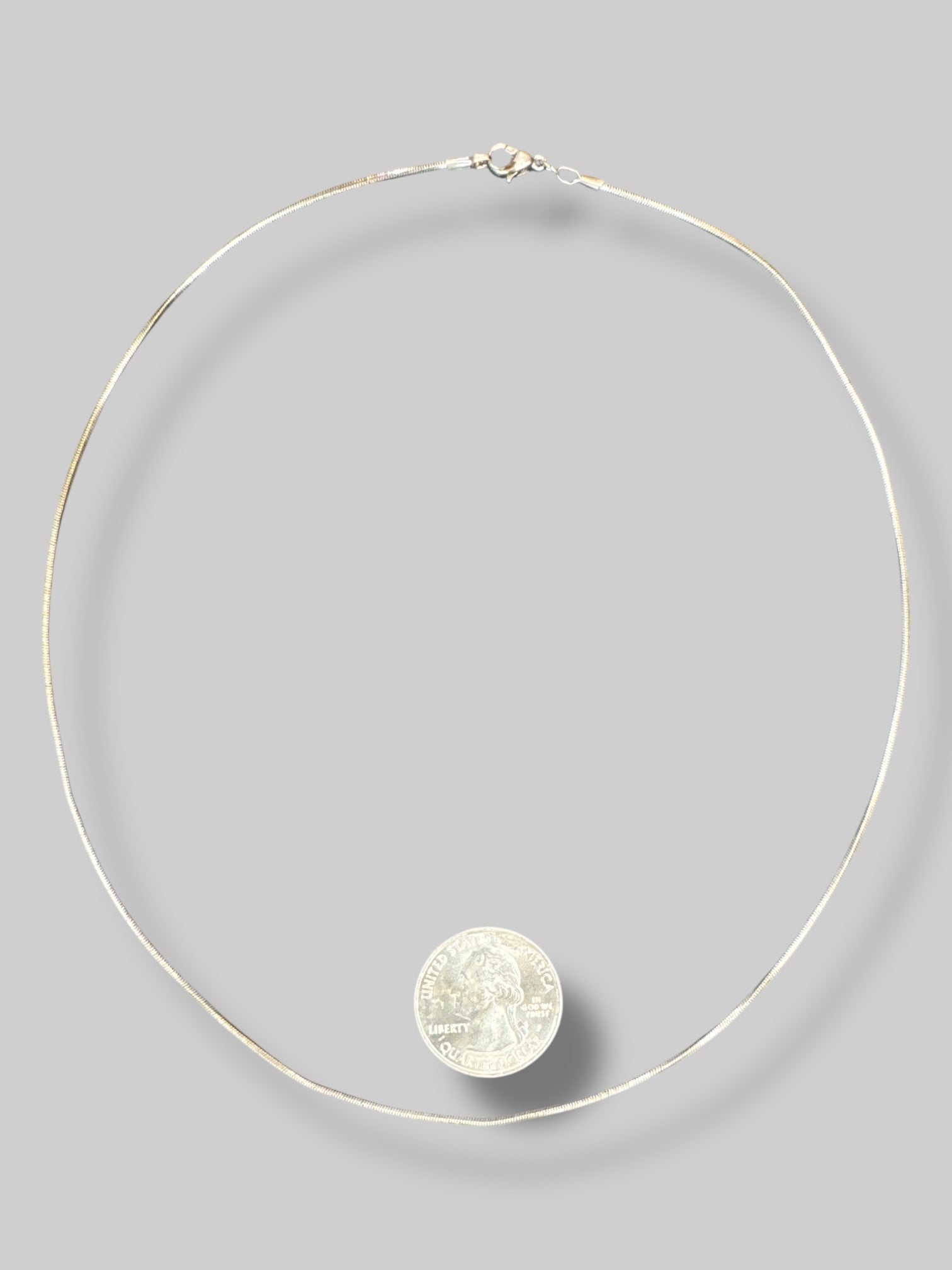 Small metal chain necklace