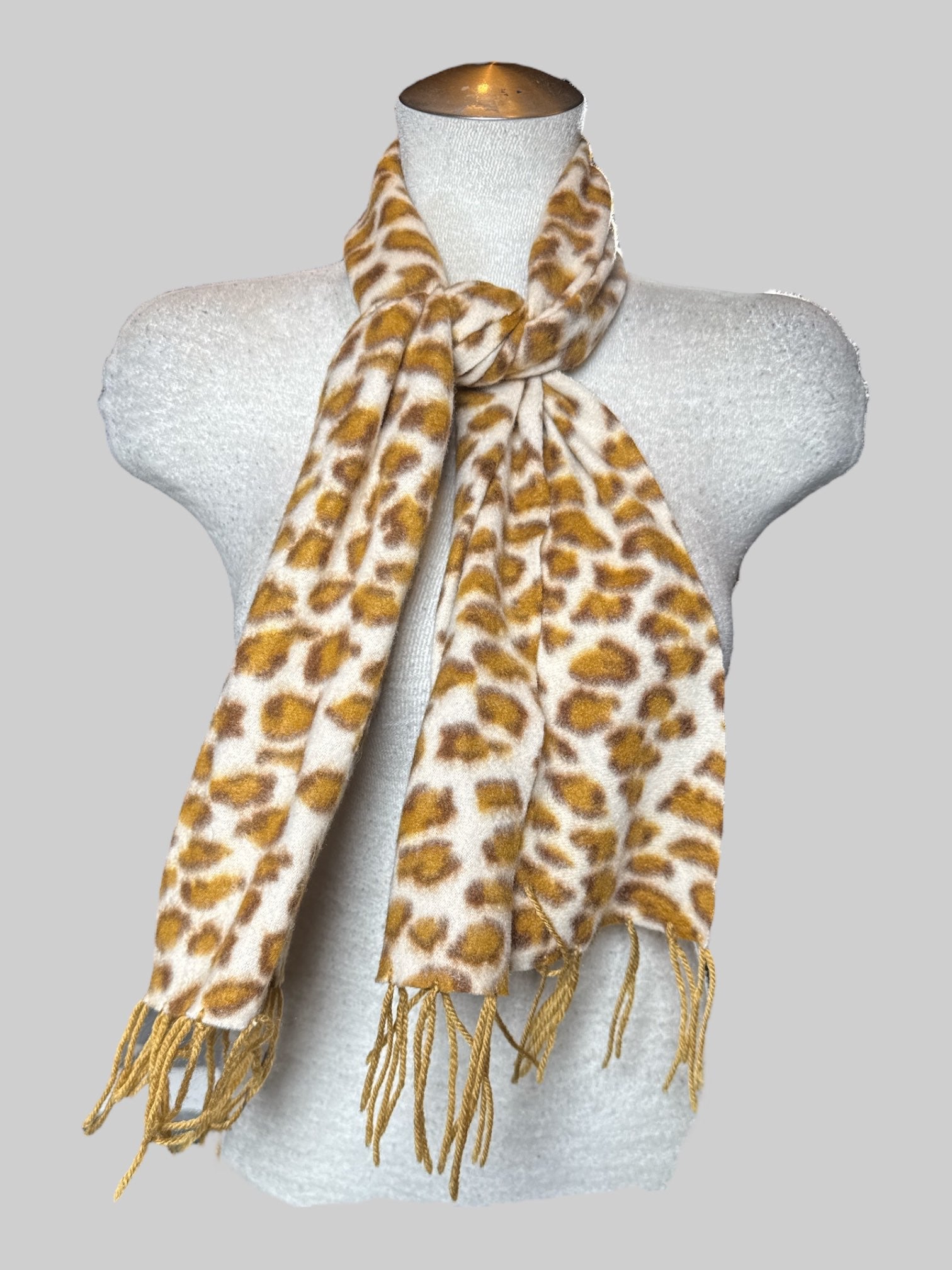 Cheetah print scarf