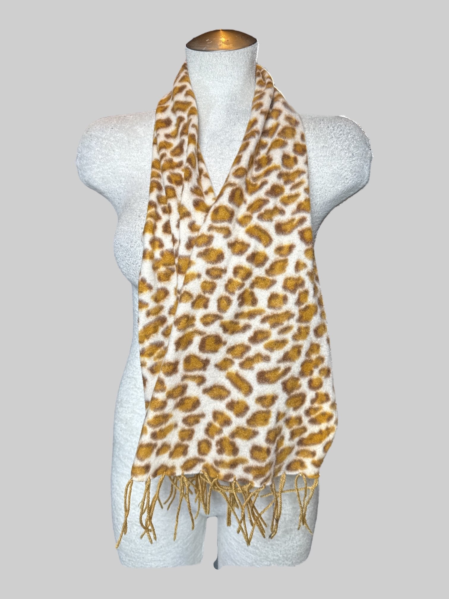 Cheetah print scarf