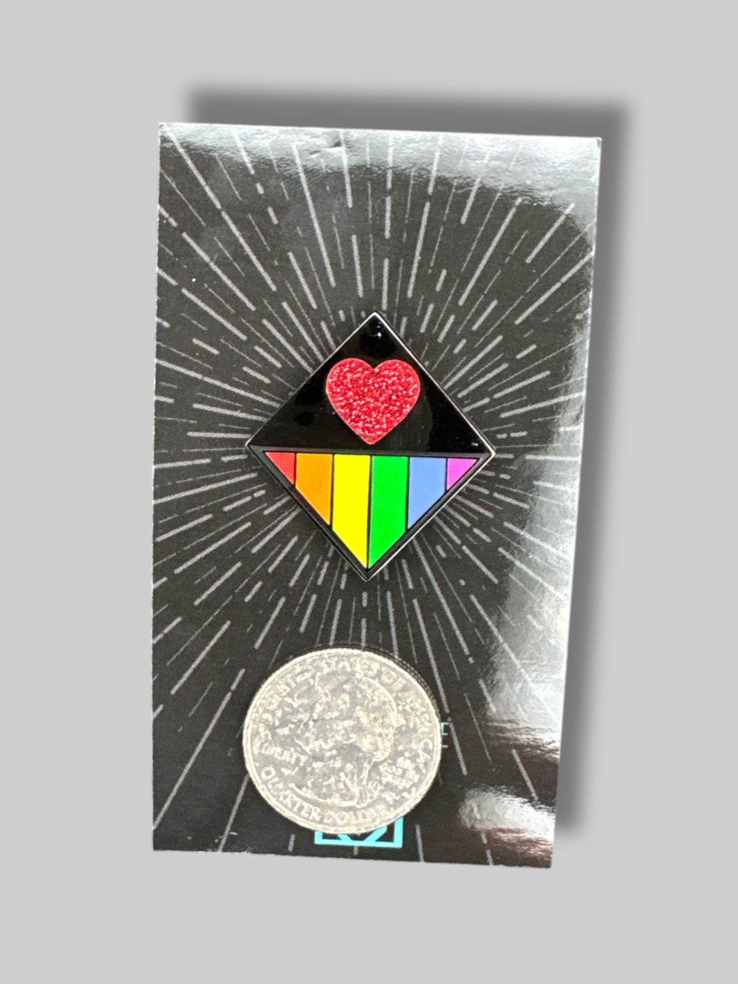 LGBTQ+ pride pin
