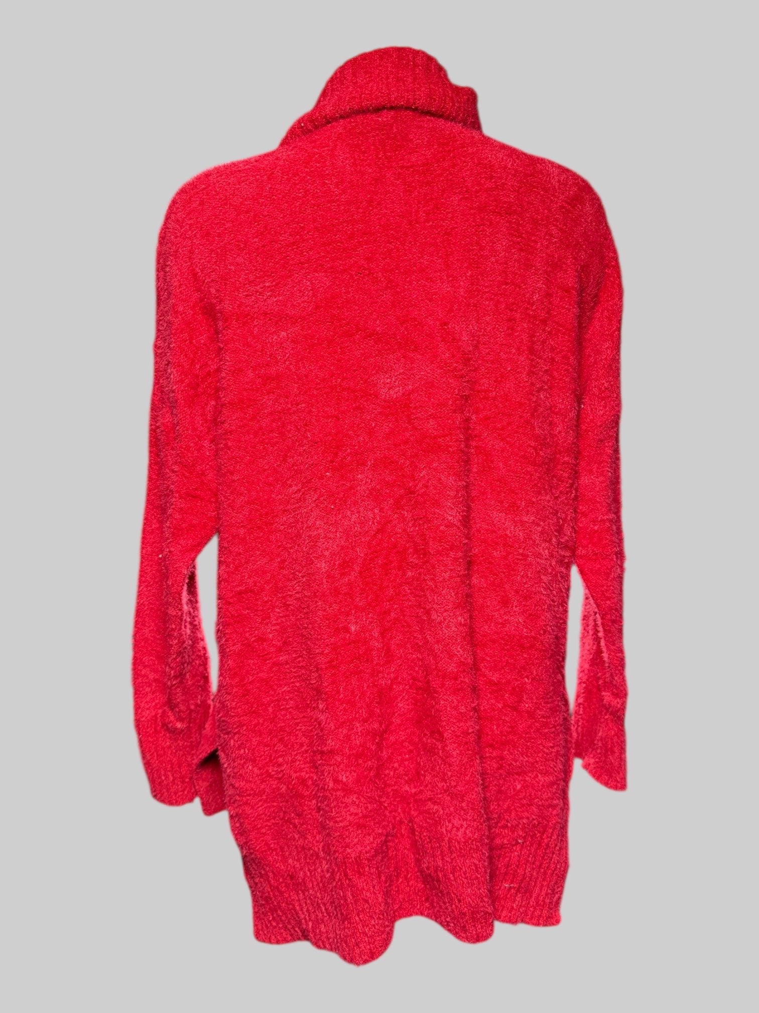 XL Maurice’s red fuzzy knit sweater