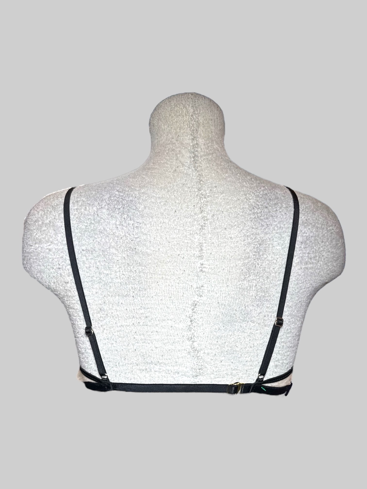 M God Save Queens NWT black and mesh bralette