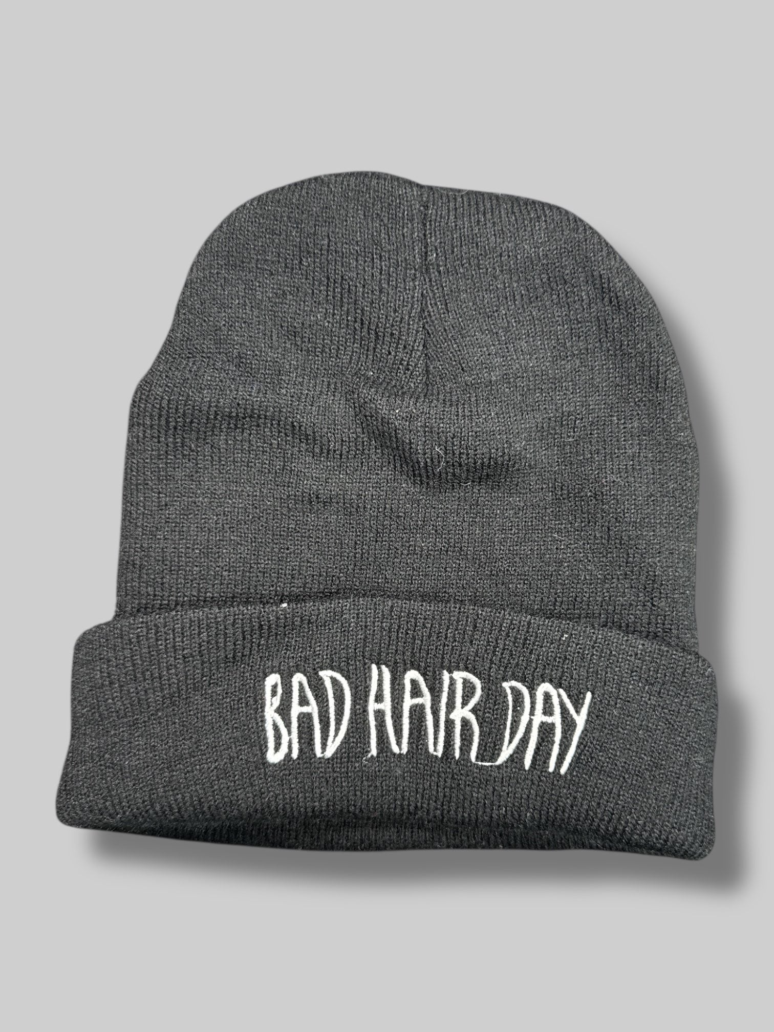 Black “Bad Hair Day” beanie