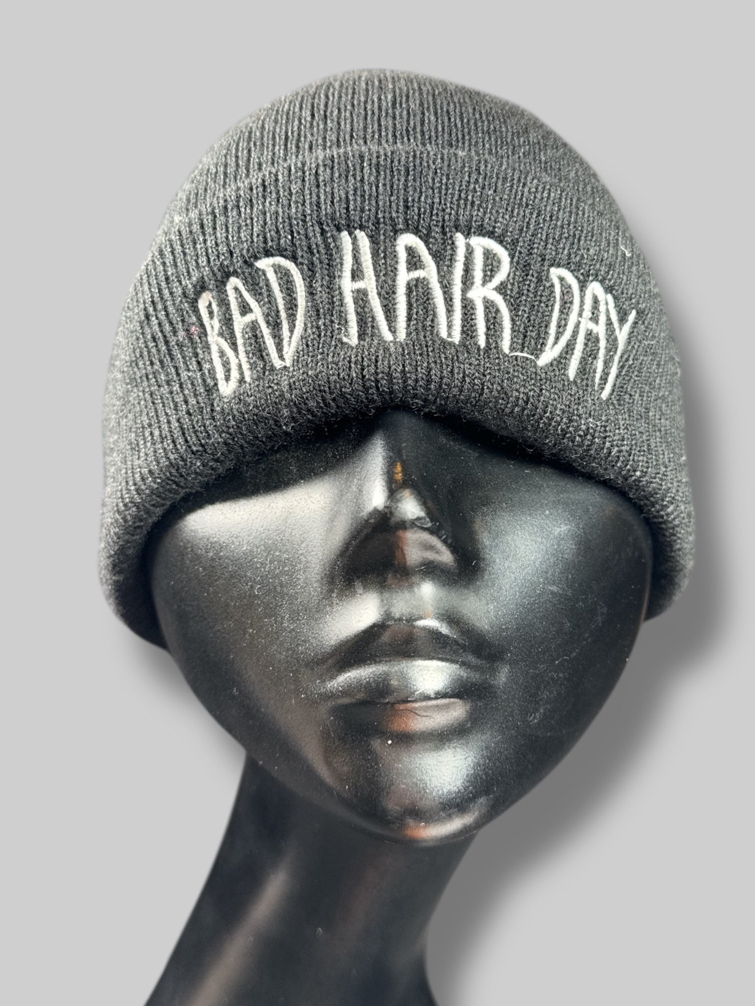 Black “Bad Hair Day” beanie