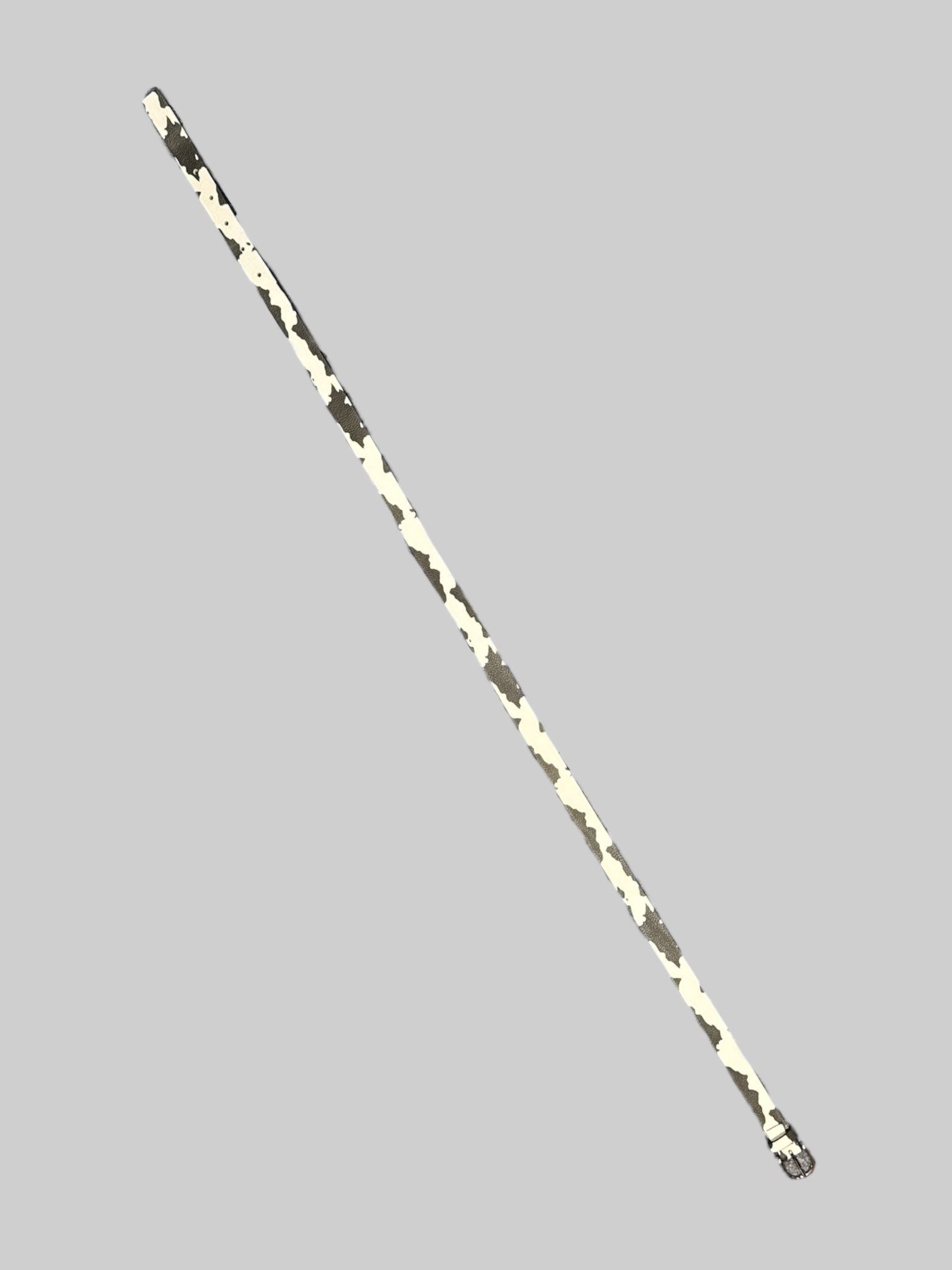 L-XL cow print belt