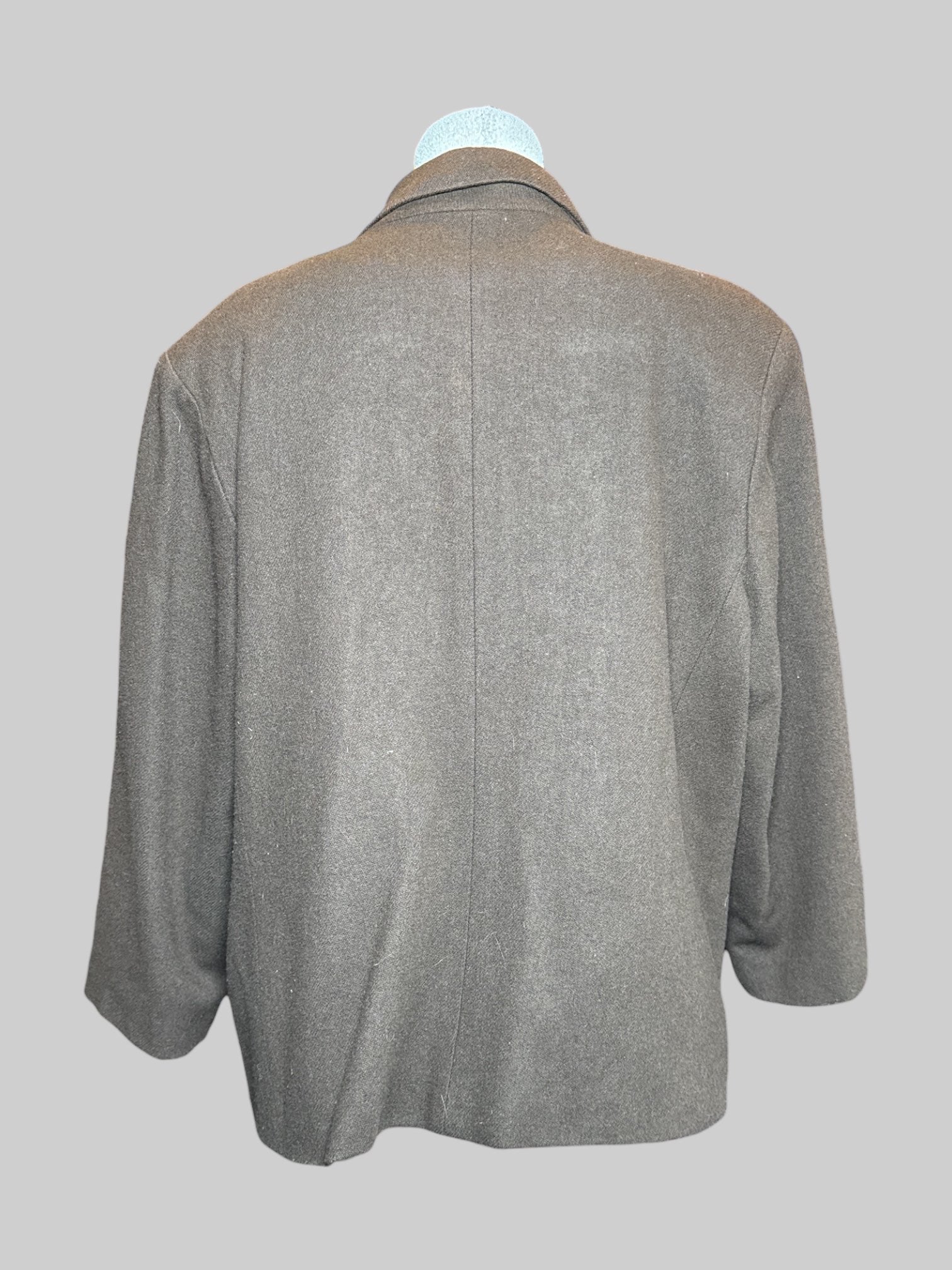 2X Leslie Fay vintage  brown double breasted blazer with pockets