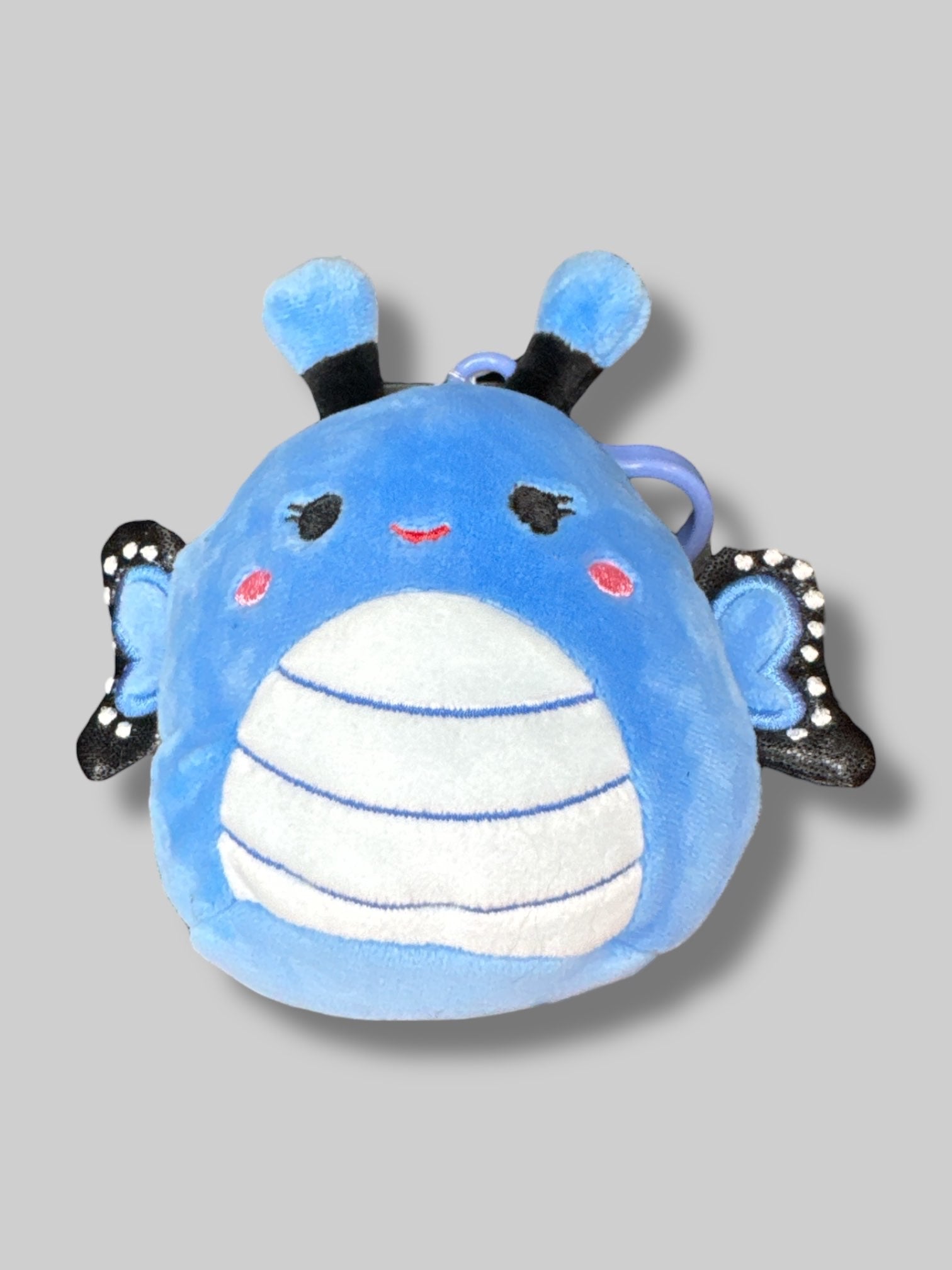 NWT Weaverly the Blue Butterfly squishmallow keychain