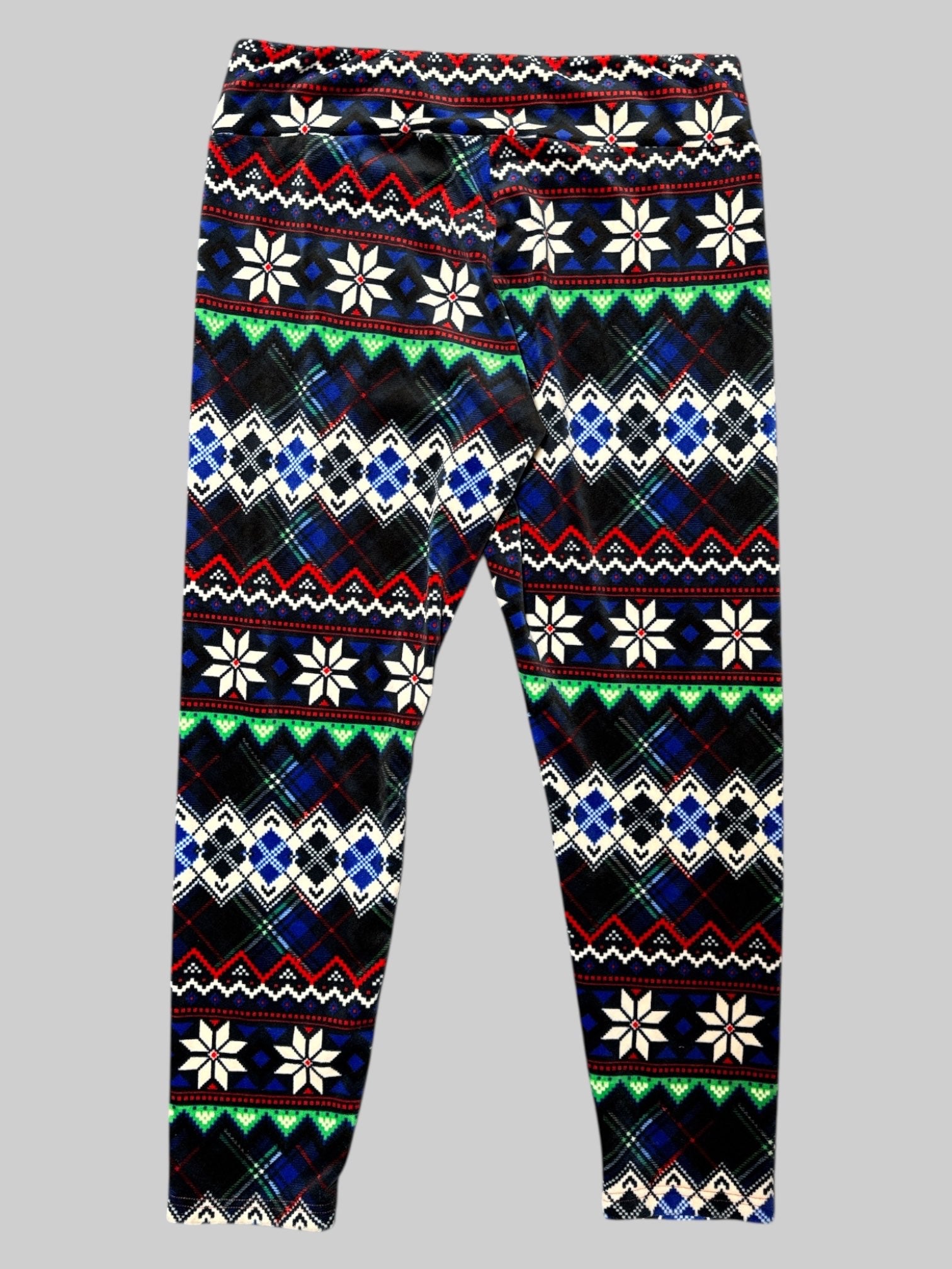 0X No Boundaries multicolor fleece leggings