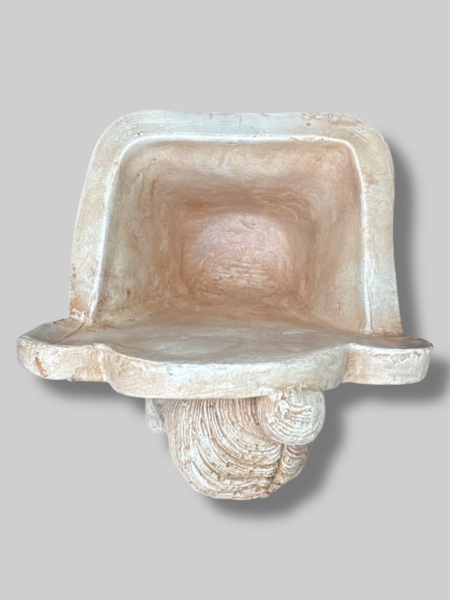 4.5” by 5” vintage from 1944 handmade “Worlds best Grandma” planter