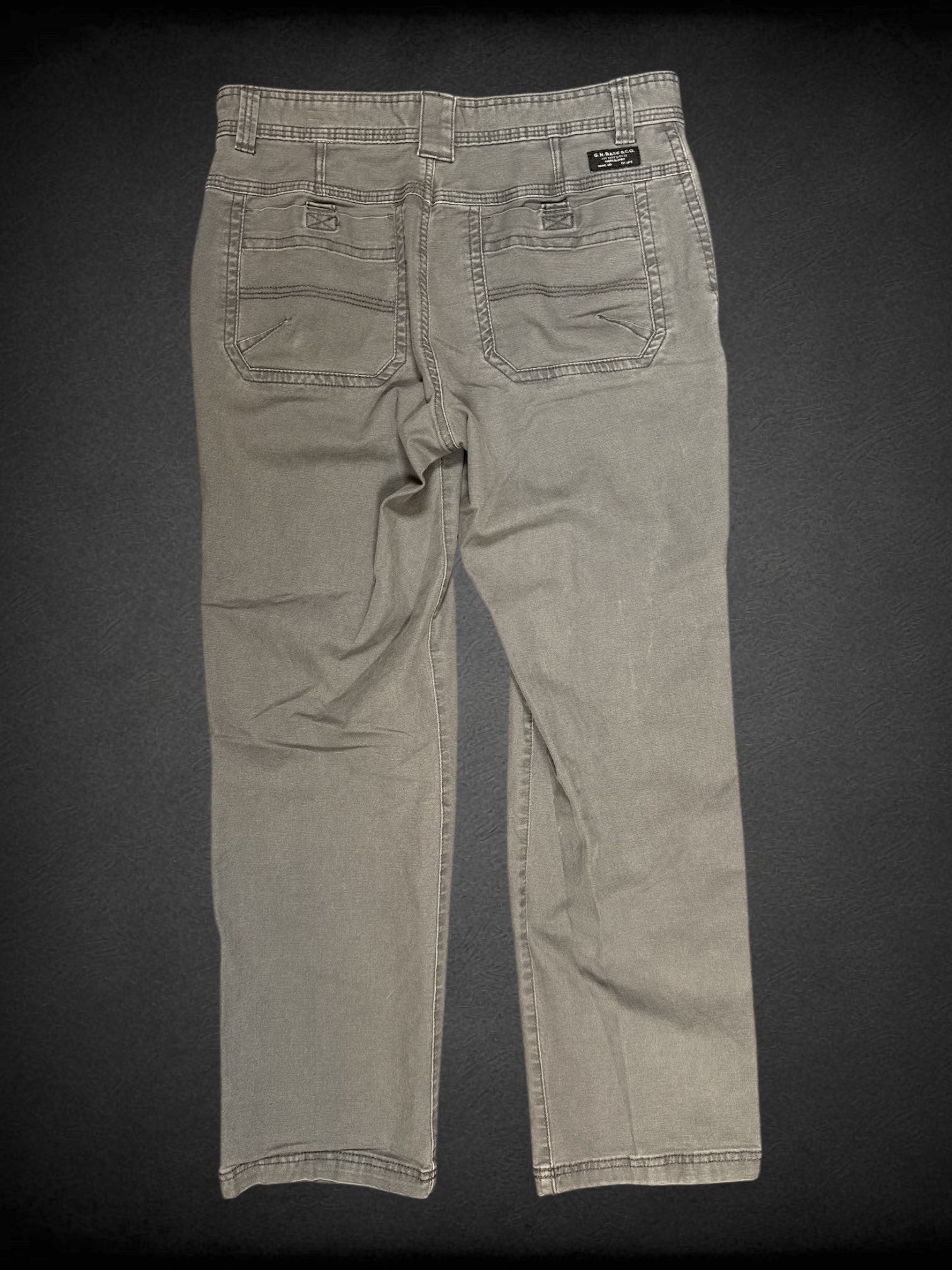 L G.H. Bass & Co. gray utility pants