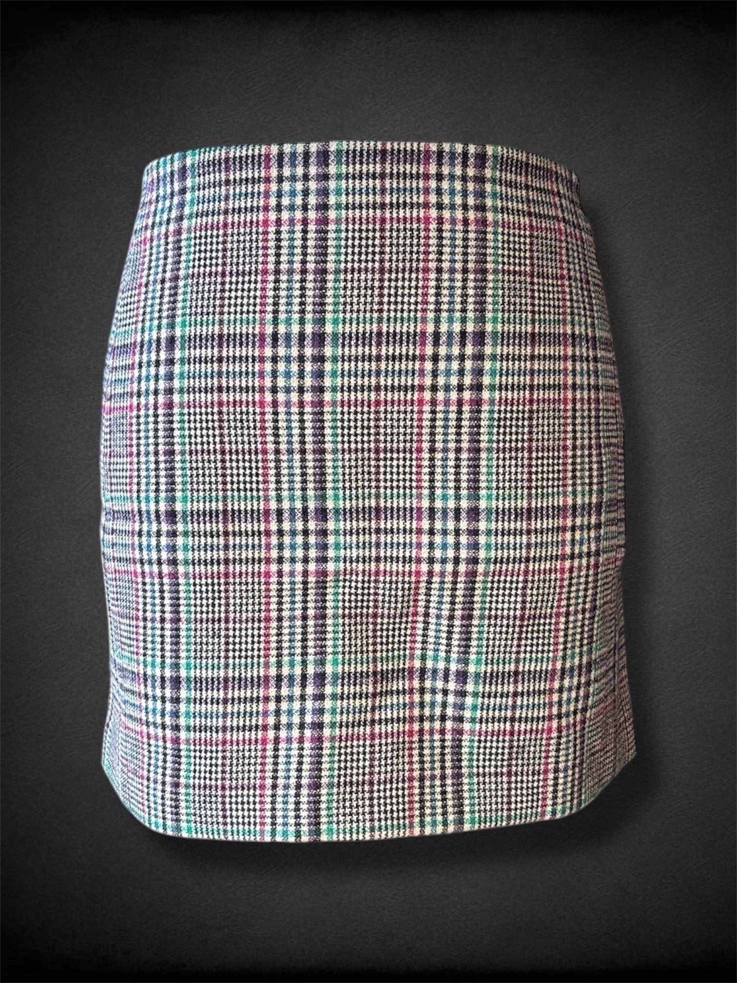 L NWT SÉZANE multicolor plaid mini skirt