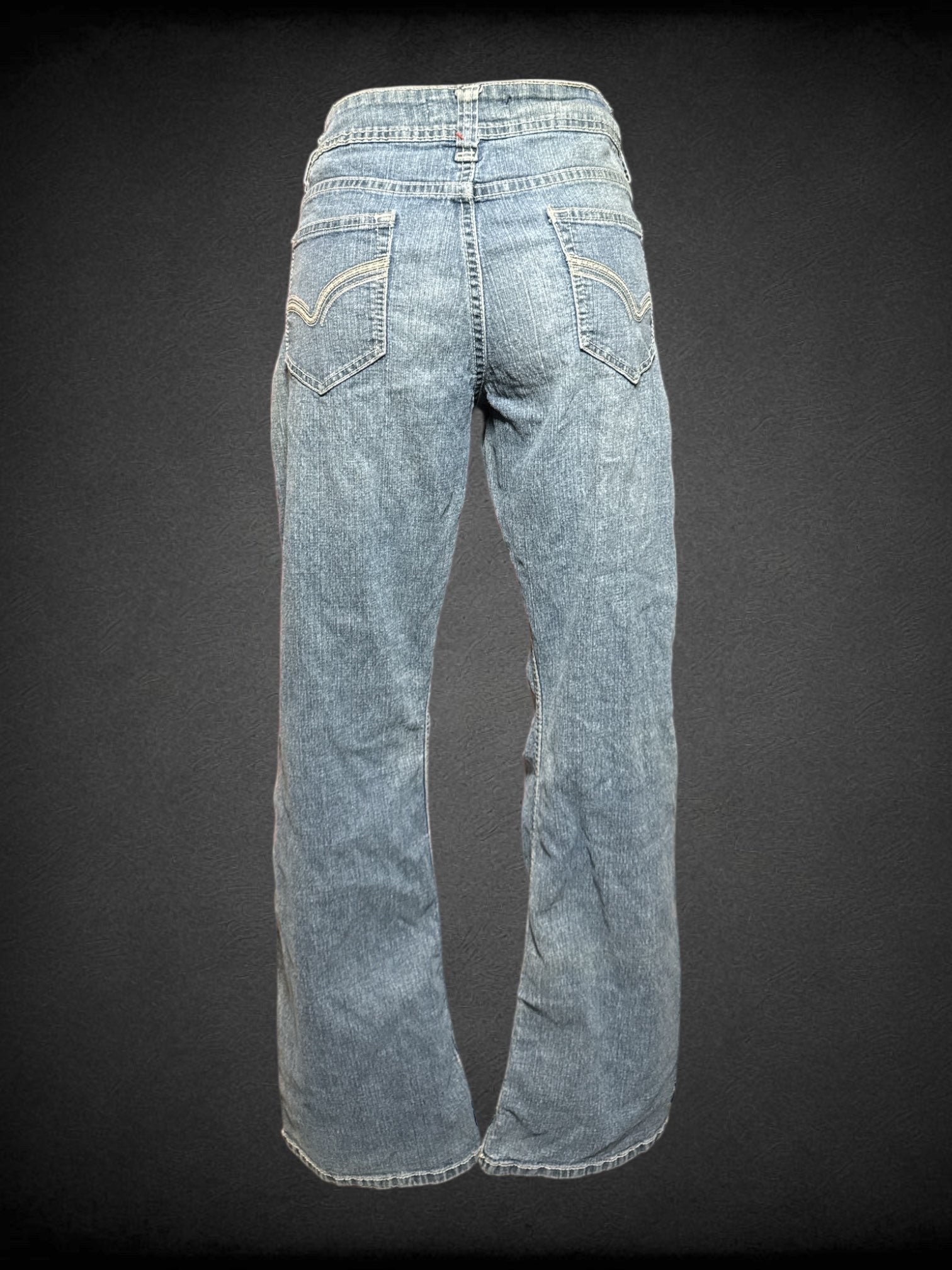 L No Boundaries denim bell bottoms with pockets