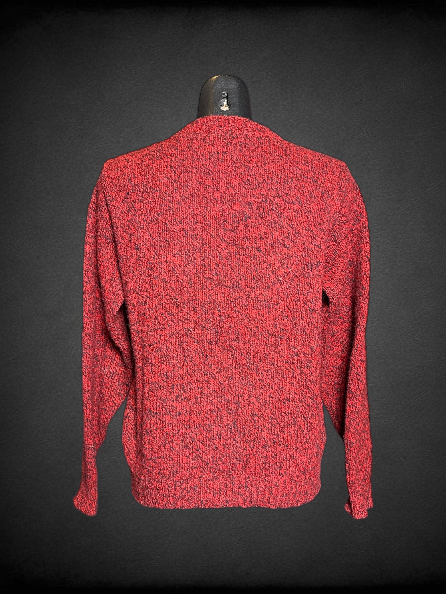 M Eastern Mountain Sports vintage red and black knit long sleeve sweater