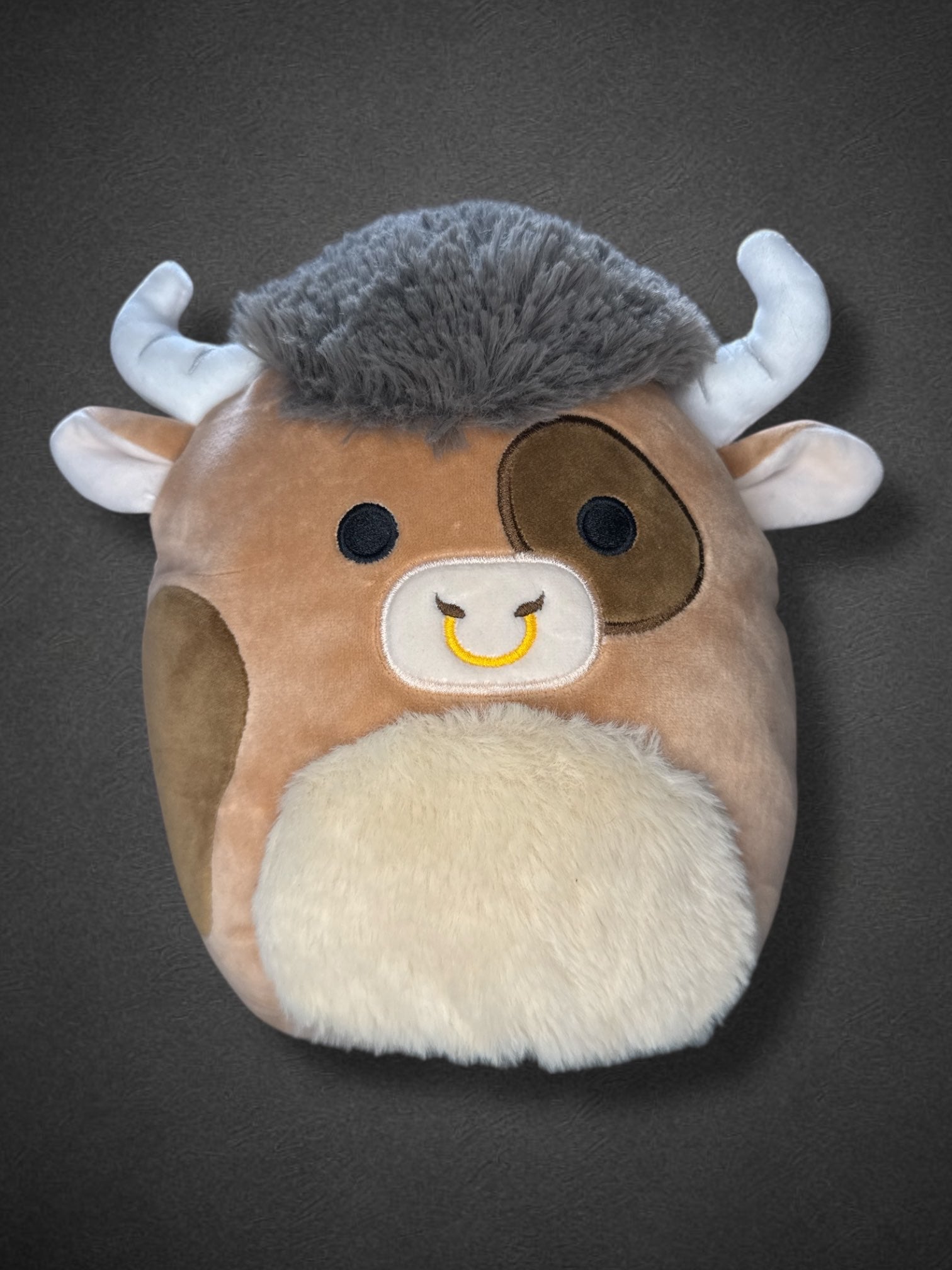 8” by 8” Shep the Highland Bull Squishmallow