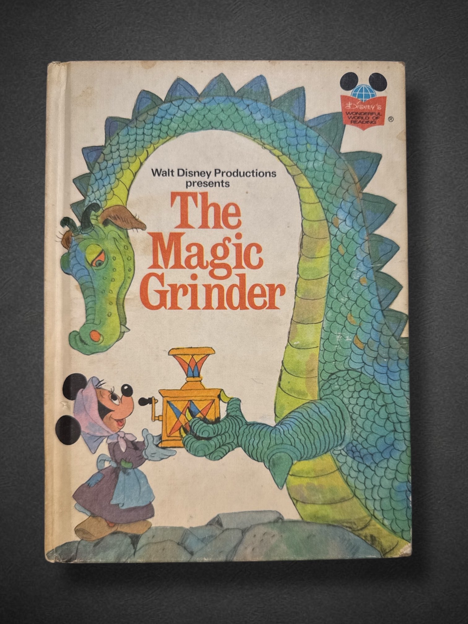 9.5” by 7” Walt Disney Productions presents The Magic Grinder vintage kids book from 1975